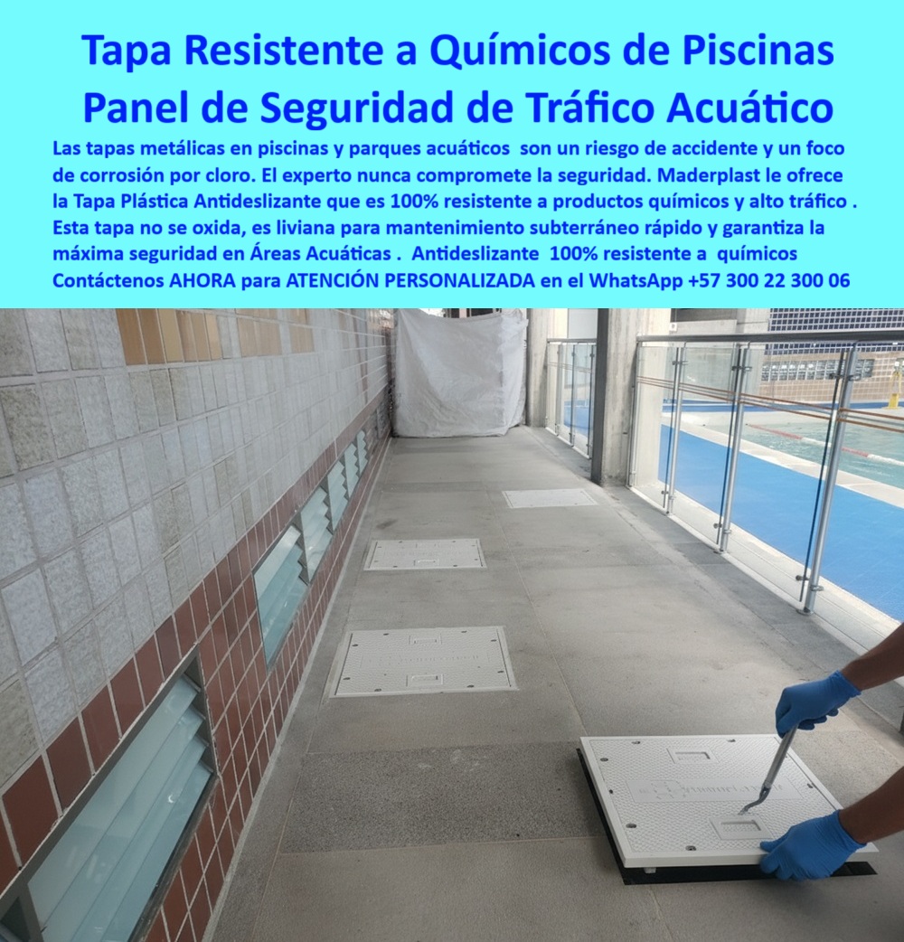 Tapa Plástica Piscinas Tapa Áreas Acuáticas Tapa Maderplast 0 cubierta Tapa Resistente a productos químicos y alto tráfico Tapa No se oxida es liviana y segura mantenimiento subterráneo Tapa Antideslizante Piscinas y Parques Acuáticos Tapa Plástica Piscinas Tapa Áreas Acuáticas Tapa Maderplast 0 cubierta Tapa Resistente a productos químicos y alto tráfico Tapa No se oxida es liviana y segura mantenimiento subterráneo Tapa Antideslizante Piscinas y Parques Acuáticos