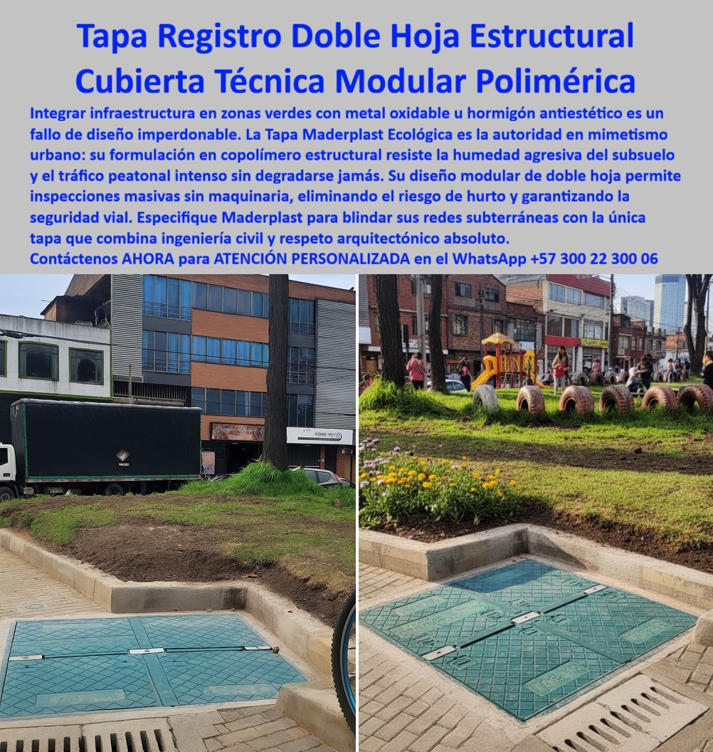 Tapa peatonal plástica Maderplast 0 Tapa fabricada en copolímero estructural reciclado, resistente a impactos, humedad y corrosión. Ideal para zonas peatonales, andenes, esquinas o accesos a redes subterráneas. Combina durabilidad, estética Víal Tapa peatonal plástica Maderplast 0 Tapa fabricada en copolímero estructural reciclado resistente a impactos humedad y corrosión. Ideal para zonas peatonales andenes esquinas o accesos a redes subterráneas. Combina durabilidad estética Víal