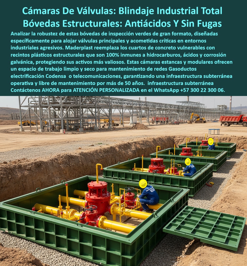 Cajas Box Grandes Cajas Grandes Tamaños Caja Válvulas Maderplast 0 Cajas box grandes tamaños resistencia química Recintos técnicos subterráneos para telecomunicaciones Cámara de paso estanca para zonas inundables Caja de válvulas antifraude 0