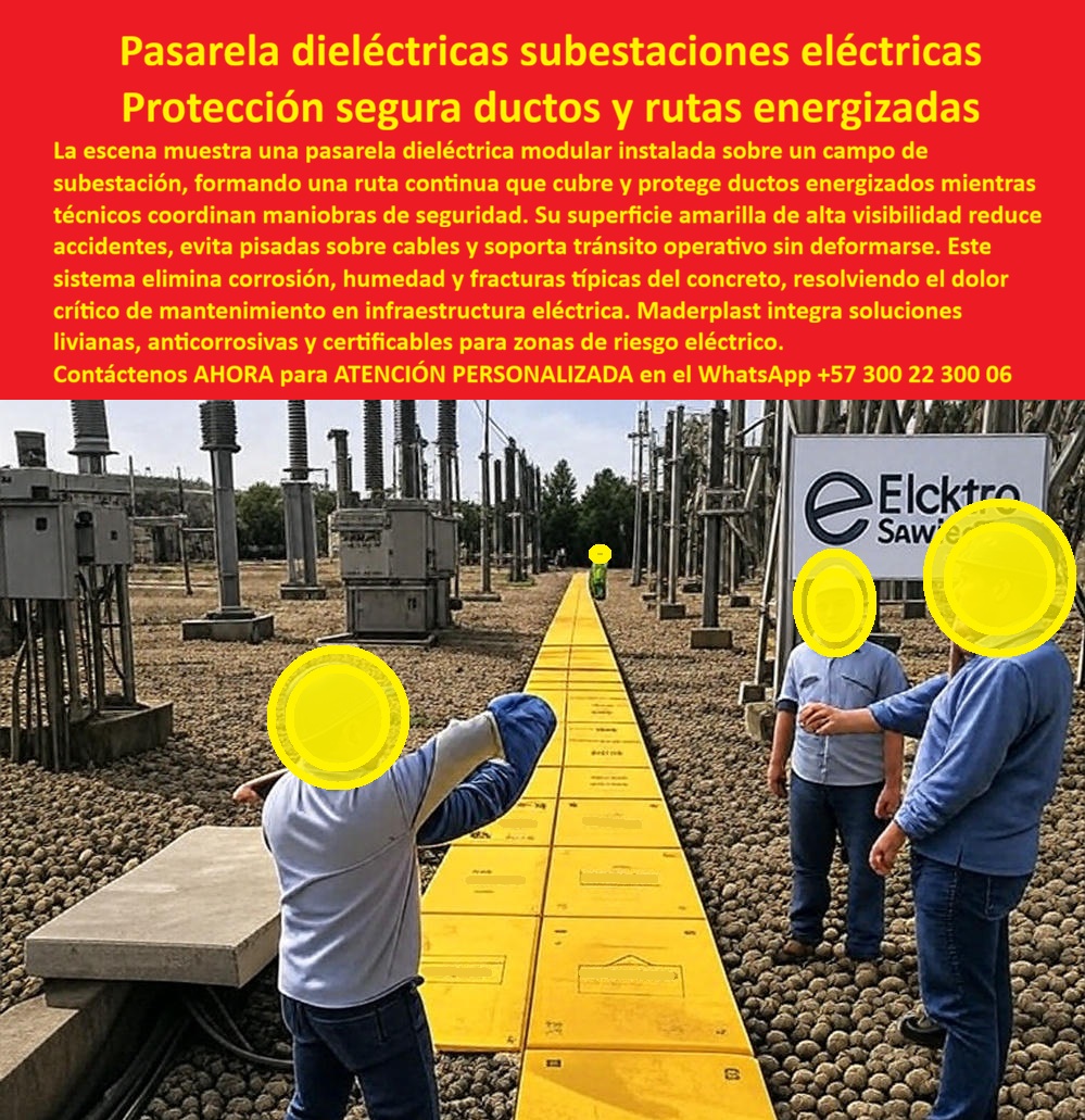 Canalización Con Tapa Marcos Canales Ductos Canaletas Cajas Maderplast 0 pasarela dieléctrica para subestaciones cubierta protectora para ductos eléctricos solución anticorrosiva para media tensión pasarela amarilla de seguridad industrial