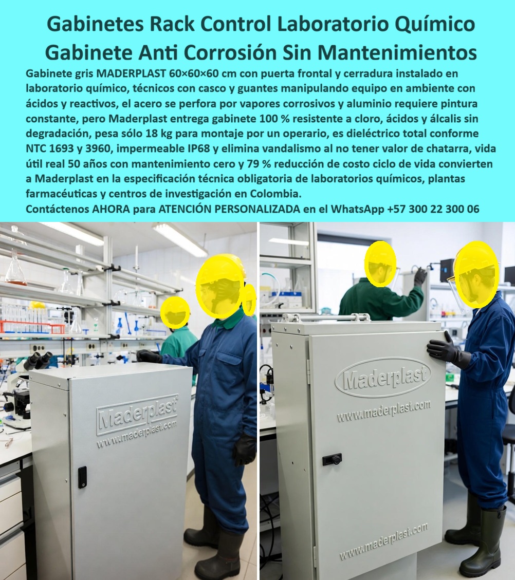 Racks Cajas Eléctricas Exteriores Fabricante Cajas De Inspección Maderplast 0 gabinetes control laboratorio químico caja eléctrica anticorrosión ácido gabinete laboratorio cloro resistente caja control químico 79 ahorro gabinete laboratorio