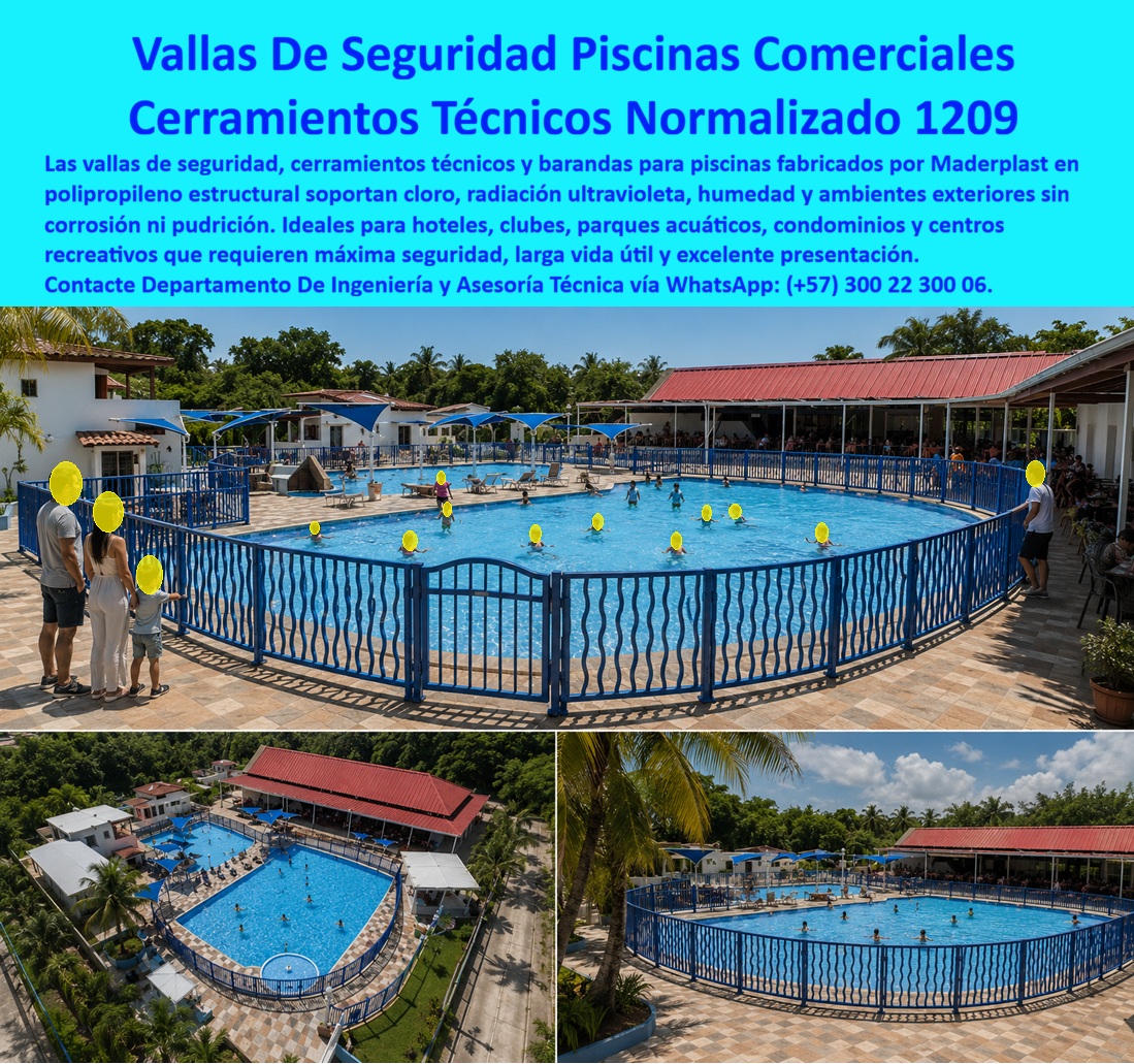 Vallas de Seguridad Piscinas Cerramientos Técnicos 1209 Piscinas Maderplast Cerramiento Técnico Piscina Resistente Químicos Cloro Barandas De Seguridad Piscinas Públicas Y Privadas Cercados Piscinas Resistentes Al Sol Cloro Y Humedad Vallado
