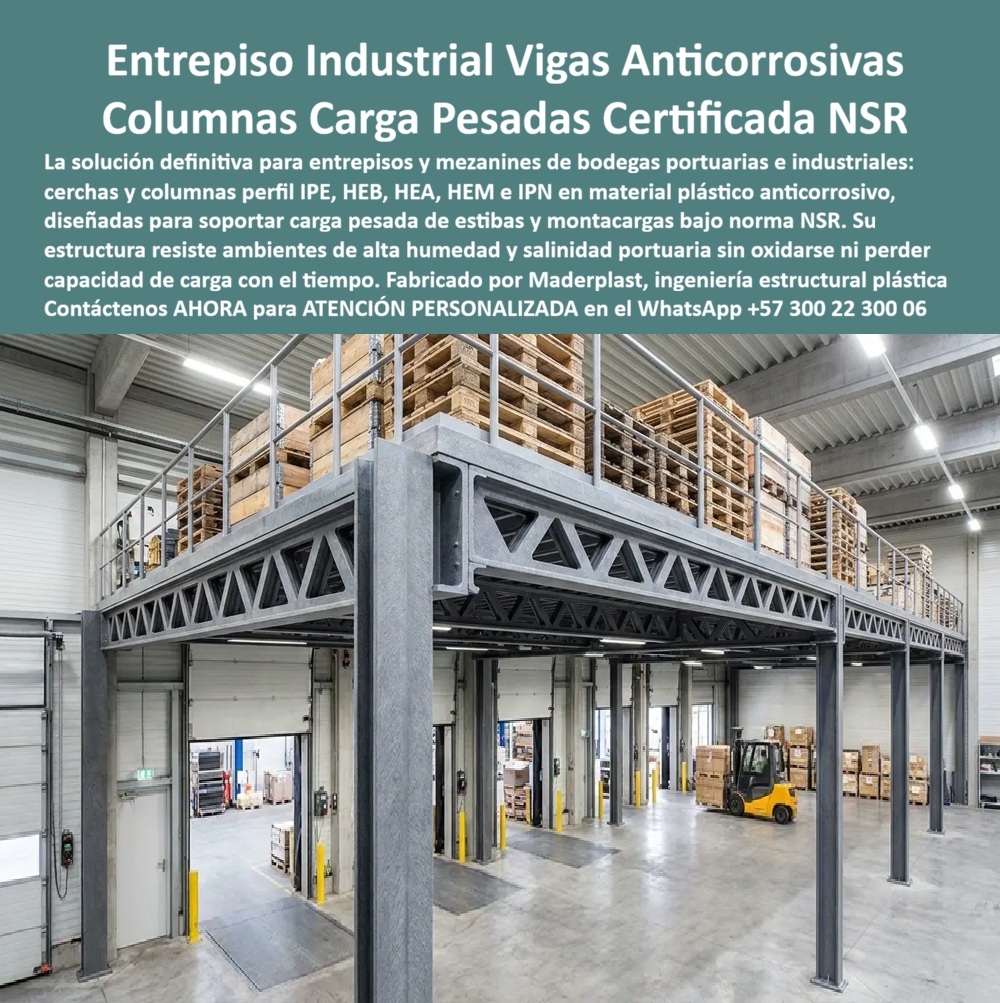 Estructuras Inoxidables Columnas vigas IPE HEB HEA IPE HEM IPN Maderplast - ESTRUCTURAS INOXIDABLES COLUMNAS VIGAS IPE HEB HEA IPE HEM IPN MADERPLAST PARA PROYECTOS PORTUARIOS E INDUSTRIALES Las Estructuras Inoxidables Columnas Vigas IPE HEB HEA IPE HEM IPN Maderplast, que integran las Vigas y cerchas estructurales inoxidables para proyectos portuarios, los Perfiles Estructurales Plásticos, las Vigas IP Plásticas Anticorrosivas y las Vigas inoxidables NSR, constituyen el Sistema Estructural Plástico Duradero de referencia para mezzanines e infraestructura portuaria. La imagen expone un entrepiso industrial de alta capacidad instalado en el interior de una bodega portuaria, soportado por vigas y columnas macizas en tonalidad gris industrial Maderplast con perfiles tipo IPE, HEA y cerchas de celosía que sostienen una plataforma superior cargada con estibas y mercancía pesada, mientras en el nivel inferior transita un montacargas. El encabezado de la pieza gráfica detalla: "Entrepiso Industrial Vigas Anticorrosivas Columnas Carga Pesadas Certificada NSR. La solución definitiva para entrepisos y mezanines de bodegas portuarias e industriales: cerchas y columnas perfil IPE, HEB, HEA, HEM e IPN en material plástico anticorrosivo, diseñadas para soportar carga pesada de estibas y montacargas bajo norma NSR. Su estructura resiste ambientes de alta humedad y salinidad portuaria sin oxidarse ni perder capacidad de carga con el tiempo. Fabricado por Maderplast, ingeniería estructural plástica. Contáctenos AHORA para ATENCIÓN PERSONALIZADA en el WhatsApp +57 300 22 300 06". El montaje de mezzanines e infraestructura logística en zonas portuarias mediante perfiles de acero convencional genera deterioros acelerados por corrosión salina, picadura de óxido y descascamiento de pintura, lo que exige constantes paradas operativas para mantenimiento o refuerzo estructural. La implementación de perfiles estructurales Maderplast soluciona definitivamente este problema de raíz. Fabricados en polipropileno plástico sintético inerte, estos elementos no sufren corrosión electrolítica ni química, soportando la humedad continua y la salinidad marina sin perder su capacidad portante ni deformarse ante cargas dinámicas de montacargas, optimizando la productividad y la seguridad operacional bajo norma estructural NSR. Las vigas, columnas, cerchas y perfiles tipo IPE, HEB, HEA, HEM e IPN Maderplast ofrecen una resistencia mecánica excepcional y ligereza que facilita el armado en espacios confinados. A diferencia del acero que demanda tratamientos anticorrosivos recurrentes, o del concreto expuesto a la fisuración por cloruros, esta ingeniería anticorrosiva conserva sus propiedades físicas y estabilidad geométrica sin requerir pintura ni mantenimiento futuro. Su naturaleza aislante de baja conductividad eléctrica, térmica y acústica añade protección en entornos logísticos e industriales, maximizando la rentabilidad del proyecto y reduciendo a cero los costos ocultos de conservación a largo plazo (TCO). Las soluciones constructivas Maderplast y su perfilería sintética demuestran que las estructuras metálicas tradicionales de la competencia, aun cuando fueran regaladas, resultan extremadamente costosas por sus fallas prematuras, costos de mantenimiento periódico, riesgos de colapso por humedad y multas por interrupción de operaciones. Maderplast asegura acabados estructurales, acabados permanentes y acabados arquitectónicos sin mantenimiento, respaldados por procesos industriales certificados bajo norma ISO 9001 en diseño y desarrollo e ISO 14001 en gestión ambiental, con estrictas pruebas de carga en laboratorio. "DIRECTOR GENERAL DE OBRA — CONSTRUCTORA BOLÍVAR S.A. Sustituir la perfilería metálica tradicional por las vigas, columnas y cerchas IPE y HEA Maderplast en el entrepiso de nuestra bodega portuaria eliminó por completo el gasto en pintura anticorrosiva y paradas por mantenimiento. Aceleramos el montaje un 30% y garantizamos una estructura inmune a la humedad marina.'" Para verificación de capacidad de carga bajo norma NSR, memorias de cálculo, planos acotados o inspección de pruebas físicas en video (como los ensayos extremos Maderplast ante retroexcavadora y rotomartillo en YouTube: youtube.com/watch?v=doRIRlOAgX8, pruebas en placas en youtube.com/watch?v=IwzorusG2ss y resistencia mecánica en youtube.com/watch?v=_IV-ub_6hUY), el equipo proyectista e ingenieros de obra pueden solicitar la documentación respaldada. Contacto directo con el Departamento de Ingeniería para asesoría personalizada. Ing. Soporte Técnico: (+57) 300 22 300 06. Vigas y cerchas estructurales inoxidables para proyectos portuarios, Perfiles Estructurales Plásticos, Vigas IP Plásticas Anticorrosivas, Vigas inoxidables NSR Estructuras Inoxidables Columnas vigas IPE HEB HEA IPE HEM IPN Maderplast Vigas y cerchas estructurales inoxidables para proyectos portuarios Perfiles Estructurales Plásticos Vigas IP Plásticas Anticorrosivas Vigas inoxidables NSR ESTRUCTURAS INOXIDABLES COLUMNAS VIGAS IPE HEB HEA IPE HEM IPN MADERPLAST PARA PROYECTOS PORTUARIOS E INDUSTRIALES Las Estructuras Inoxidables Columnas Vigas IPE HEB HEA IPE HEM IPN Maderplast, que integran las Vigas y cerchas estructurales inoxidables para proyectos portuarios, los Perfiles Estructurales Plásticos, las Vigas IP Plásticas Anticorrosivas y las Vigas inoxidables NSR, constituyen el Sistema Estructural Plástico Duradero de referencia para mezzanines e infraestructura portuaria. La imagen expone un entrepiso industrial de alta capacidad instalado en el interior de una bodega portuaria, soportado por vigas y columnas macizas en tonalidad gris industrial Maderplast con perfiles tipo IPE, HEA y cerchas de celosía que sostienen una plataforma superior cargada con estibas y mercancía pesada, mientras en el nivel inferior transita un montacargas. El encabezado de la pieza gráfica detalla: "Entrepiso Industrial Vigas Anticorrosivas Columnas Carga Pesadas Certificada NSR. La solución definitiva para entrepisos y mezanines de bodegas portuarias e industriales: cerchas y columnas perfil IPE, HEB, HEA, HEM e IPN en material plástico anticorrosivo, diseñadas para soportar carga pesada de estibas y montacargas bajo norma NSR. Su estructura resiste ambientes de alta humedad y salinidad portuaria sin oxidarse ni perder capacidad de carga con el tiempo. Fabricado por Maderplast, ingeniería estructural plástica. Contáctenos AHORA para ATENCIÓN PERSONALIZADA en el WhatsApp +57 300 22 300 06". El montaje de mezzanines e infraestructura logística en zonas portuarias mediante perfiles de acero convencional genera deterioros acelerados por corrosión salina, picadura de óxido y descascamiento de pintura, lo que exige constantes paradas operativas para mantenimiento o refuerzo estructural. La implementación de perfiles estructurales Maderplast soluciona definitivamente este problema de raíz. Fabricados en polipropileno plástico sintético inerte, estos elementos no sufren corrosión electrolítica ni química, soportando la humedad continua y la salinidad marina sin perder su capacidad portante ni deformarse ante cargas dinámicas de montacargas, optimizando la productividad y la seguridad operacional bajo norma estructural NSR. Las vigas, columnas, cerchas y perfiles tipo IPE, HEB, HEA, HEM e IPN Maderplast ofrecen una resistencia mecánica excepcional y ligereza que facilita el armado en espacios confinados. A diferencia del acero que demanda tratamientos anticorrosivos recurrentes, o del concreto expuesto a la fisuración por cloruros, esta ingeniería anticorrosiva conserva sus propiedades físicas y estabilidad geométrica sin requerir pintura ni mantenimiento futuro. Su naturaleza aislante de baja conductividad eléctrica, térmica y acústica añade protección en entornos logísticos e industriales, maximizando la rentabilidad del proyecto y reduciendo a cero los costos ocultos de conservación a largo plazo (TCO). Las soluciones constructivas Maderplast y su perfilería sintética demuestran que las estructuras metálicas tradicionales de la competencia, aun cuando fueran regaladas, resultan extremadamente costosas por sus fallas prematuras, costos de mantenimiento periódico, riesgos de colapso por humedad y multas por interrupción de operaciones. Maderplast asegura acabados estructurales, acabados permanentes y acabados arquitectónicos sin mantenimiento, respaldados por procesos industriales certificados bajo norma ISO 9001 en diseño y desarrollo e ISO 14001 en gestión ambiental, con estrictas pruebas de carga en laboratorio. "DIRECTOR GENERAL DE OBRA — CONSTRUCTORA BOLÍVAR S.A. Sustituir la perfilería metálica tradicional por las vigas, columnas y cerchas IPE y HEA Maderplast en el entrepiso de nuestra bodega portuaria eliminó por completo el gasto en pintura anticorrosiva y paradas por mantenimiento. Aceleramos el montaje un 30% y garantizamos una estructura inmune a la humedad marina.'" Para verificación de capacidad de carga bajo norma NSR, memorias de cálculo, planos acotados o inspección de pruebas físicas en video (como los ensayos extremos Maderplast ante retroexcavadora y rotomartillo en YouTube: youtube.com/watch?v=doRIRlOAgX8, pruebas en placas en youtube.com/watch?v=IwzorusG2ss y resistencia mecánica en youtube.com/watch?v=_IV-ub_6hUY), el equipo proyectista e ingenieros de obra pueden solicitar la documentación respaldada. Contacto directo con el Departamento de Ingeniería para asesoría personalizada. Ing. Soporte Técnico: (+57) 300 22 300 06.