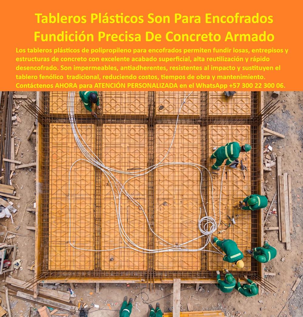 Tableros De Polipropileno Placa Encofrado Texturizador Grabado Maderplast - Tableros plásticos de polipropileno para encofrados son la solución que hoy permite fundir con precisión losas, entrepisos y estructuras de concreto armado, tal como se aprecia en obra: parrilla de acero ya amarrada, tuberías embebidas ya instaladas, y el tablero listo para recibir la colada sin fugas ni deformaciones. Esa combinación —armado limpio, tablero estable, fundición controlada— es exactamente lo que un ingeniero de campo necesita ver antes de aprobar el vaciado de una placa de concreto armado. La duda técnica que más se repite en obra es simple: ¿un tablero plástico realmente aguanta la presión hidrostática del concreto fresco sin pandearse, y suelta después sin dejar residuo ni dañar el acero de refuerzo? La respuesta, con estos tableros de polipropileno para encofrados, es contundente: son impermeables, antiadherentes y resistentes al impacto, por lo que ni absorben agua de mezcla ni requieren desencofrantes agresivos que contaminen el acero o el ambiente de obra. El tablero fenólico tradicional, en cambio, se hincha con la humedad de cada fundida, pierde escuadra y termina rayando o adhiriéndose al concreto fresco, generando ese acabado poroso y disparejo que después hay que resanar a mano, perdiendo días de cronograma. Un gerente de obra que ha vivido el desencofrado de una losa sabe que el momento crítico no es fundir, es soltar el molde sin dañar la placa recién vaciada. Con panel de formaleta plástica, el desencofrado es rápido y limpio, protegiendo tanto el acabado superficial de la losa como la integridad del propio tablero para su posterior reutilización. Esa es la diferencia entre una placa fundir concreto de un solo uso disfrazado de sistema reutilizable, y un sistema real de láminas plásticas PP pensado para ciclos repetidos de fundición sin deterioro visible. Aquí está el punto que más sorprende a quien ve por primera vez este sistema: el tablero no solo funde, también diseña. La superficie puede fabricarse con un texturizador grabado que transfiere al concreto un patrón decorativo distintivo directamente en el momento del vaciado, sin necesidad de acabados posteriores. El catálogo de patrones incluye texturas que imitan piedra, mármol, madera y ladrillo, entre otros diseños personalizables según el proyecto, permitiendo que un muro o una losa queden con acabado arquitectónico visible desde el desencofrado mismo. Esto convierte al tablero en una herramienta de diseño para el arquitecto, no solo en un molde estructural para el ingeniero: la misma fundición que resuelve la estructura, resuelve también el acabado final, eliminando enchapes, revestimientos o falsos acabados que encarecen y alargan la obra. Para el arquitecto residente que responde ante el cliente final por cada reclamo de acabado, esta tecnología reduce el riesgo desde la raíz: menos fisuras superficiales, menos porosidad, menos reprocesos de resane, y por tanto menos discusiones de entrega con interventoría. Para el ingeniero de proyecto que administra presupuesto y cronograma, el argumento es aún más directo: cada día que un sistema de encofrado falla o se retrasa, cuesta más que el ahorro que prometía un tablero fenólico económico. Maderplast fabrica estos tableros plásticos de polipropileno específicamente para eliminar esa variable de riesgo en fundiciones de concreto armado, entregando un sistema que se comporta igual en el ciclo 5 que en el ciclo 100, con o sin acabado texturizado. Antes de especificar su próximo sistema de encofrado, puede solicitar la ficha técnica del tablero, revisar las pruebas de resistencia al impacto documentadas en video, o coordinar con nuestro equipo de ingeniería el diseño del patrón decorativo que su proyecto requiera. Escríbenos: (+57) 300 22 300 06 — ingenieria@maderplast.co. Maderplast: tableros plásticos que convierten cada fundición en un vaciado precisamente controlado y un acabado arquitectónico a la medida, obra tras obra. Video sugerido para este bloque: Formaletas y camillas para placas Maderplast — https://www.youtube.com/watch?v=IwzorusG2ssTableros Plásticos Encofrado, Panel de formaleta plástica placas, Placa fundir concreto, Tableros Polipropileno Encofrado, Tablero fenólico, Láminas Plásticas PP Tableros De Polipropileno Placa Encofrado Texturizador Grabado Maderplast Tableros Plásticos Encofrado Panel de formaleta plástica placas Placa fundir concreto Tableros Polipropileno Encofrado Tablero fenólico Láminas Plásticas PP Tableros plásticos de polipropileno para encofrados son la solución que hoy permite fundir con precisión losas, entrepisos y estructuras de concreto armado, tal como se aprecia en obra: parrilla de acero ya amarrada, tuberías embebidas ya instaladas, y el tablero listo para recibir la colada sin fugas ni deformaciones. Esa combinación —armado limpio, tablero estable, fundición controlada— es exactamente lo que un ingeniero de campo necesita ver antes de aprobar el vaciado de una placa de concreto armado. La duda técnica que más se repite en obra es simple: ¿un tablero plástico realmente aguanta la presión hidrostática del concreto fresco sin pandearse, y suelta después sin dejar residuo ni dañar el acero de refuerzo? La respuesta, con estos tableros de polipropileno para encofrados, es contundente: son impermeables, antiadherentes y resistentes al impacto, por lo que ni absorben agua de mezcla ni requieren desencofrantes agresivos que contaminen el acero o el ambiente de obra. El tablero fenólico tradicional, en cambio, se hincha con la humedad de cada fundida, pierde escuadra y termina rayando o adhiriéndose al concreto fresco, generando ese acabado poroso y disparejo que después hay que resanar a mano, perdiendo días de cronograma. Un gerente de obra que ha vivido el desencofrado de una losa sabe que el momento crítico no es fundir, es soltar el molde sin dañar la placa recién vaciada. Con panel de formaleta plástica, el desencofrado es rápido y limpio, protegiendo tanto el acabado superficial de la losa como la integridad del propio tablero para su posterior reutilización. Esa es la diferencia entre una placa fundir concreto de un solo uso disfrazado de sistema reutilizable, y un sistema real de láminas plásticas PP pensado para ciclos repetidos de fundición sin deterioro visible. Aquí está el punto que más sorprende a quien ve por primera vez este sistema: el tablero no solo funde, también diseña. La superficie puede fabricarse con un texturizador grabado que transfiere al concreto un patrón decorativo distintivo directamente en el momento del vaciado, sin necesidad de acabados posteriores. El catálogo de patrones incluye texturas que imitan piedra, mármol, madera y ladrillo, entre otros diseños personalizables según el proyecto, permitiendo que un muro o una losa queden con acabado arquitectónico visible desde el desencofrado mismo. Esto convierte al tablero en una herramienta de diseño para el arquitecto, no solo en un molde estructural para el ingeniero: la misma fundición que resuelve la estructura, resuelve también el acabado final, eliminando enchapes, revestimientos o falsos acabados que encarecen y alargan la obra. Para el arquitecto residente que responde ante el cliente final por cada reclamo de acabado, esta tecnología reduce el riesgo desde la raíz: menos fisuras superficiales, menos porosidad, menos reprocesos de resane, y por tanto menos discusiones de entrega con interventoría. Para el ingeniero de proyecto que administra presupuesto y cronograma, el argumento es aún más directo: cada día que un sistema de encofrado falla o se retrasa, cuesta más que el ahorro que prometía un tablero fenólico económico. Maderplast fabrica estos tableros plásticos de polipropileno específicamente para eliminar esa variable de riesgo en fundiciones de concreto armado, entregando un sistema que se comporta igual en el ciclo 5 que en el ciclo 100, con o sin acabado texturizado. Antes de especificar su próximo sistema de encofrado, puede solicitar la ficha técnica del tablero, revisar las pruebas de resistencia al impacto documentadas en video, o coordinar con nuestro equipo de ingeniería el diseño del patrón decorativo que su proyecto requiera. Escríbenos: (+57) 300 22 300 06 — ingenieria@maderplast.co. Maderplast: tableros plásticos que convierten cada fundición en un vaciado precisamente controlado y un acabado arquitectónico a la medida, obra tras obra. Video sugerido para este bloque: Formaletas y camillas para placas Maderplast — https://www.youtube.com/watch?v=IwzorusG2ss