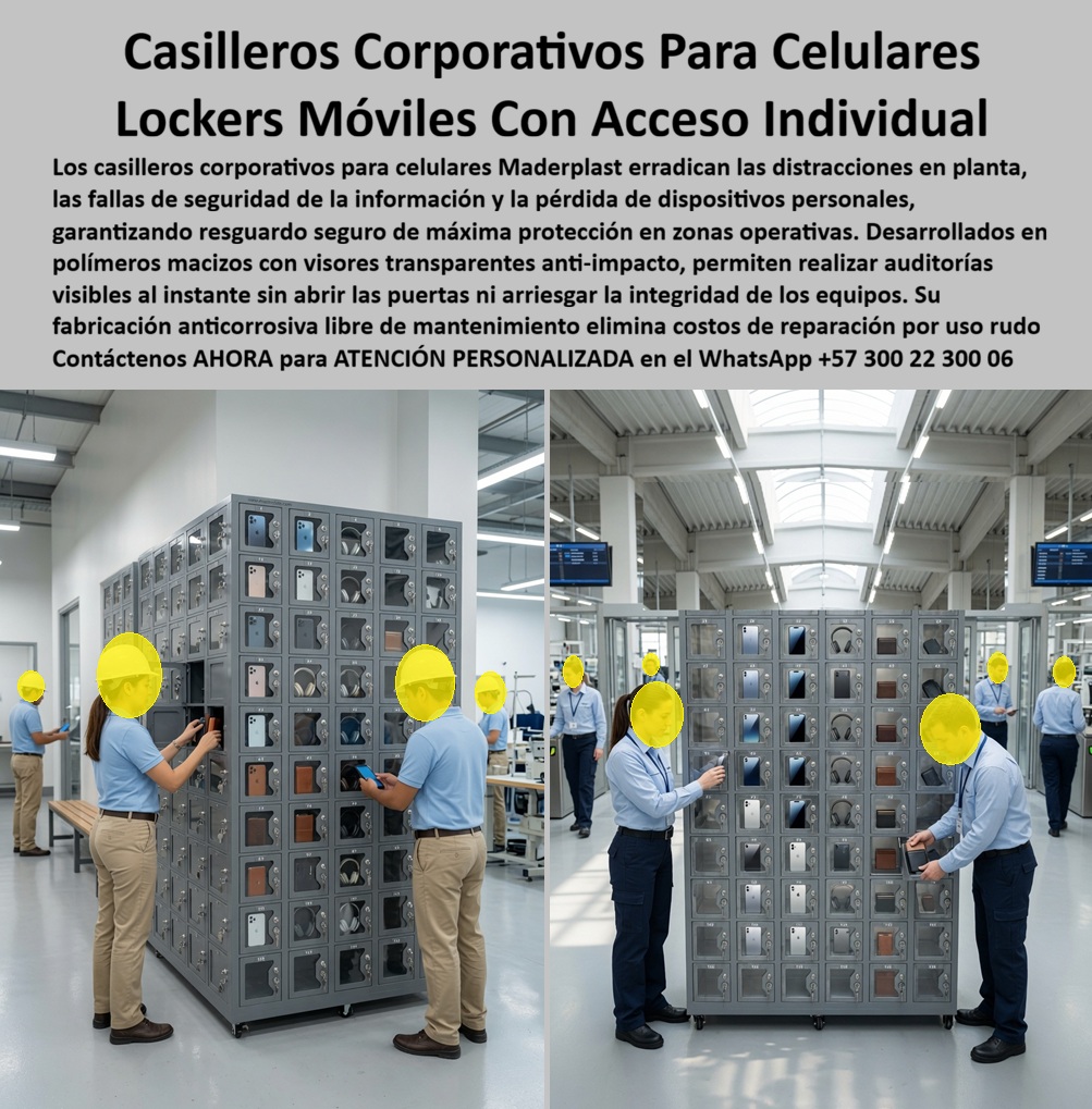 Locker Porta Celulares Control Visual Casilleros celulares Maderplast Casilleros Para Celulares En Empresas Con Máxima Seguridad Casilleros corporativos para celulares con acceso individual seguro casillero personal para celular Locker A