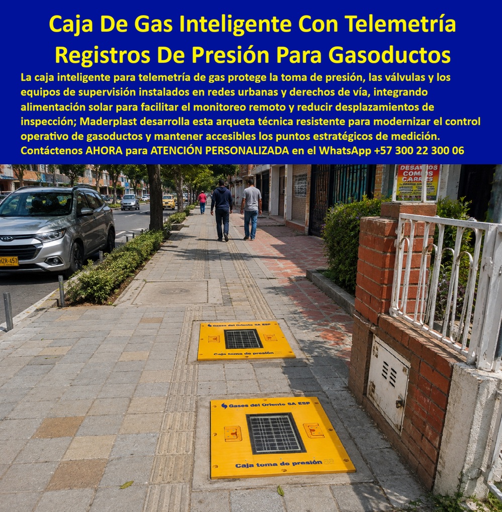 Caja De Registro Gas Inteligente Tapa Caja Telemetría Maderplast - Arqueta Telemétrica Válvulas En Derecho De Vía, Arqueta Inteligente Supervisión Telemétrica Gasoductos, Caja Registro Gas Derecho Viaducto Transporte Nacional, Tapa Toma Presión Caja De Registro Gas Inteligente Tapa Caja Telemetría Maderplast Arqueta Telemétrica Válvulas En Derecho De Vía Arqueta Inteligente Supervisión Telemétrica Gasoductos Caja Registro Gas Derecho Viaducto Transporte Nacional Tapa Toma Presión