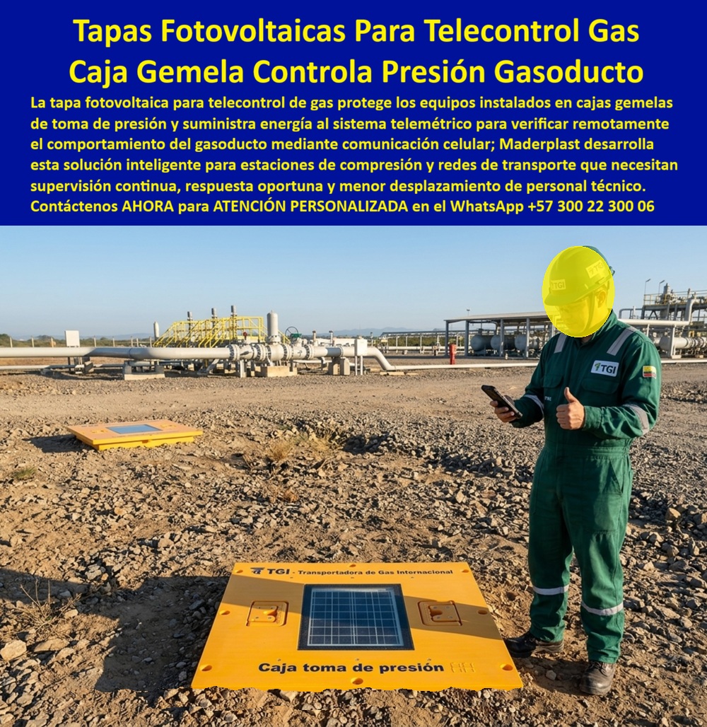 Caja De Registro Gas Inteligente Tapa Caja Telemetría Maderplast - Tapa Fotovoltaica Telecontrol De Estaciones De Gas, Caja Gemela Presión Gasoducto Transporte Internacional, Caja Presión Gas Estación Compresión Verificación Celular, Arqueta Gas Caja De Registro Gas Inteligente Tapa Caja Telemetría Maderplast Tapa Fotovoltaica Telecontrol De Estaciones De Gas Caja Gemela Presión Gasoducto Transporte Internacional Caja Presión Gas Estación Compresión Verificación Celular Arqueta Gas