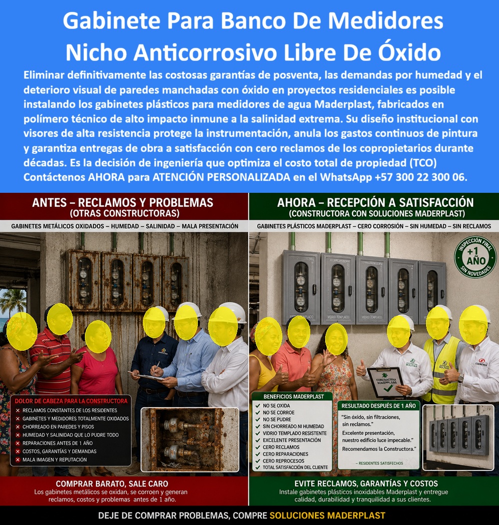 Cajas Medidores Resistentes A Humedad Y Salinidad Nicho Plástico Maderplast - Gabinete Agua Reemplazado Metálico, Nicho Medidor No Mancha Pared Ni Piso Presentación Excelente, Armario, Gabinetes Constructoras Sin Garantías Costosas Ni Reemplazos Cajas Medidores Resistentes A Humedad Y Salinidad Nicho Plástico Maderplast Gabinete Agua Reemplazado Metálico Nicho Medidor No Mancha Pared Ni Piso Presentación Excelente Armario Gabinetes Constructoras Sin Garantías Costosas Ni Reemplazos