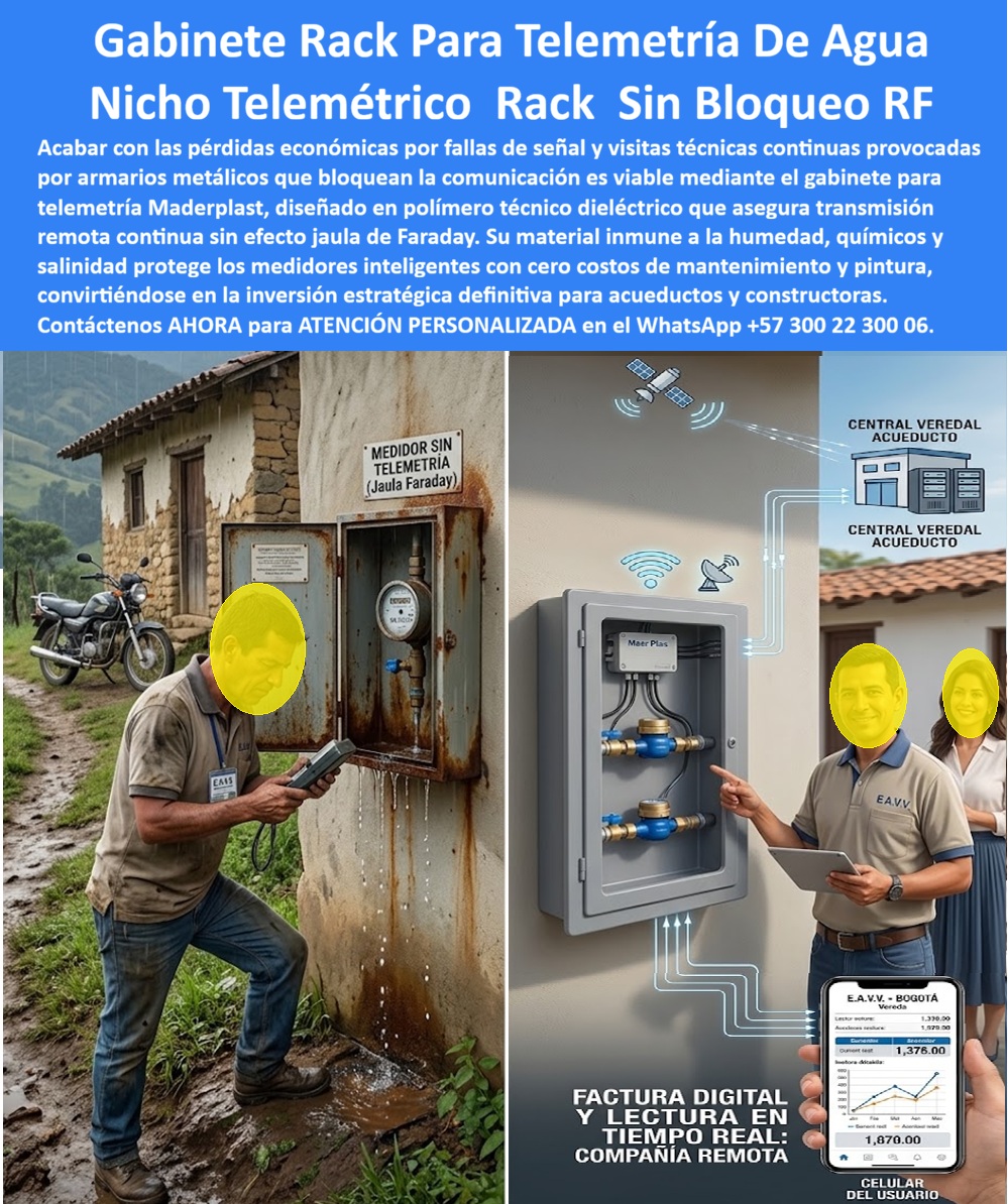Cajas Telemetría Racks Servicios Gabinete Telemétrico Homologado Maderplast - Gabinete telemetría de agua sin jaula de Faraday, Gabinetes AMR Para Lectura Automática De Medidores Hídricos, Nicho Telemetría Multiapartamento Agua Señal Garantizada Cajas Telemetría Racks Servicios Gabinete Telemétrico Homologado Maderplast Gabinete telemetría de agua sin jaula de Faraday Gabinetes AMR Para Lectura Automática De Medidores Hídricos Nicho Telemetría Multiapartamento Agua Señal Garantizada