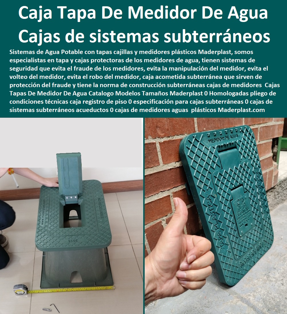 Cajilla Del Medidor Con Tapa Plástica instalación paso a paso Maderplast - Caja Tapa Medidor de Agua Antirrobo Resistente y Duradera, Caja para con Tapa de acueducto para andén peatonal, Tapa de seguridad para cajilla acueducto urbana Cajilla Del Medidor Con Tapa Plástica instalación paso a paso Maderplast Caja Tapa Medidor de Agua Antirrobo Resistente y Duradera Caja para con Tapa de acueducto para andén peatonal Tapa de seguridad para cajilla acueducto urbana