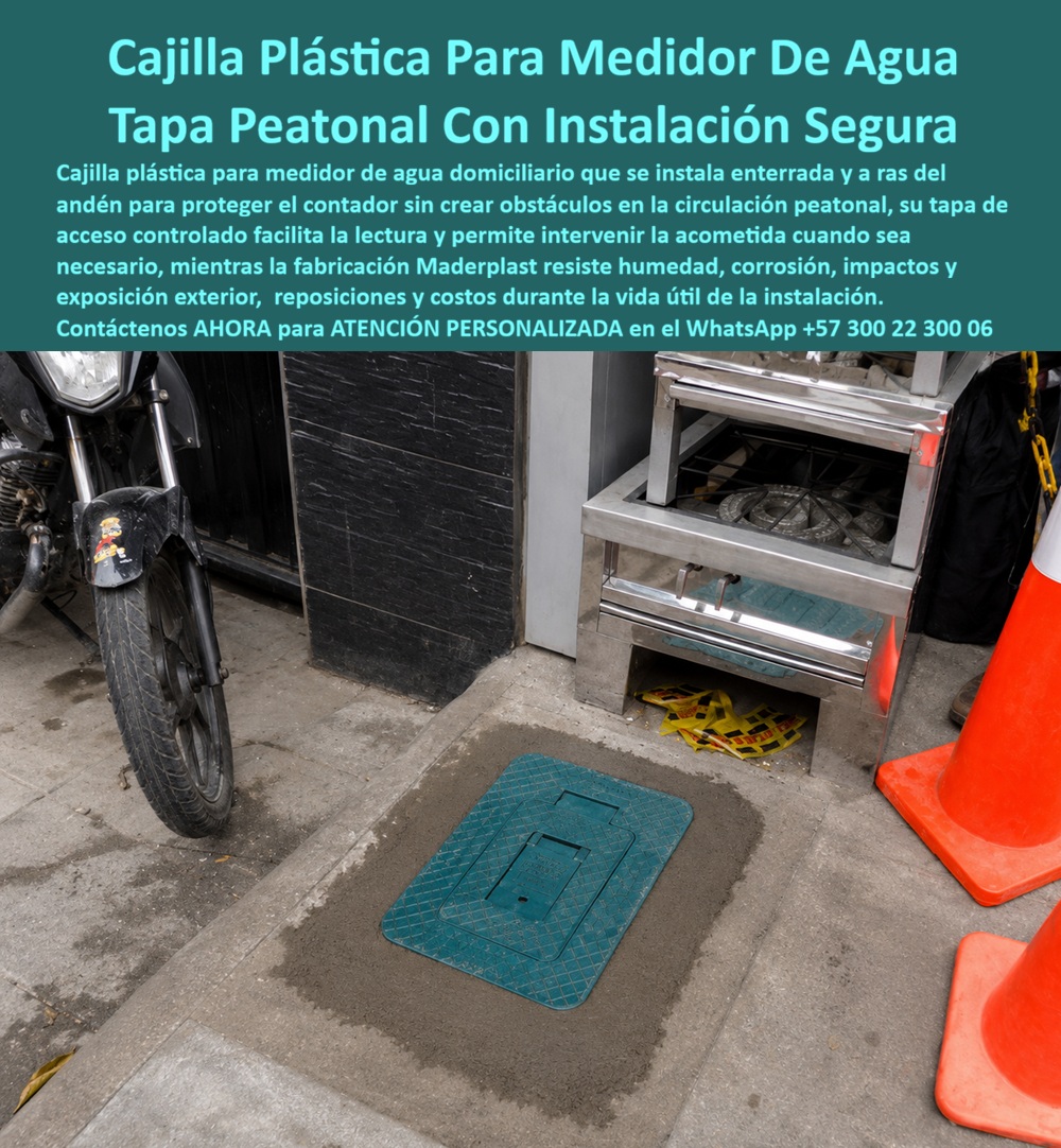 Cajilla Del Medidor Con Tapa Plástica instalación paso a paso Maderplast - Cajilla exterior para medidor domiciliario, Tapa para cajilla de agua transito peatonal, Caja plastica para contador de agua enterrada, Armario portamedidor múltiple agua Cajilla Del Medidor Con Tapa Plástica instalación paso a paso Maderplast Cajilla exterior para medidor domiciliario Tapa para cajilla de agua transito peatonal Caja plastica para contador de agua enterrada Armario portamedidor múltiple agua