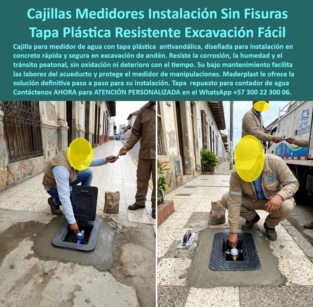 Cajilla Del Medidor Con Tapa Plástica instalación paso a paso Maderplast - Gabinete Portamedidor Agua Antivandalismo Bajo Mantenimiento, Tapa para medidor resistente a la corrosión, Gabinete medidor agua para excavación, Cajilla Del Medidor agua Cajilla Del Medidor Con Tapa Plástica instalación paso a paso Maderplast Gabinete Portamedidor Agua Antivandalismo Bajo Mantenimiento Tapa para medidor resistente a la corrosión Gabinete medidor agua para excavación Cajilla Del Medidor agua