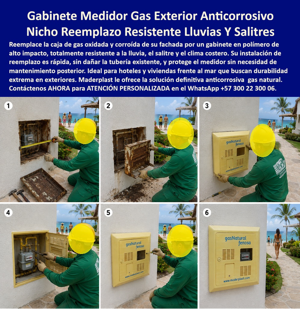 Cambio Nicho Gas Oxidado Nicho Gas Anticorrosión Instalación Maderplast - Gabinete Medidor De Gas Exterior Anticorrosivo, Nicho Medidor De Gas Resistente A Lluvia Y Salitre, Gabinete de gas unifamiliar para reemplazo de caja oxidada, Nicho Gas A Cambio Nicho Gas Oxidado Nicho Gas Anticorrosión Instalación Maderplast Gabinete Medidor De Gas Exterior Anticorrosivo Nicho Medidor De Gas Resistente A Lluvia Y Salitre Gabinete de gas unifamiliar para reemplazo de caja oxidada Nicho Gas A