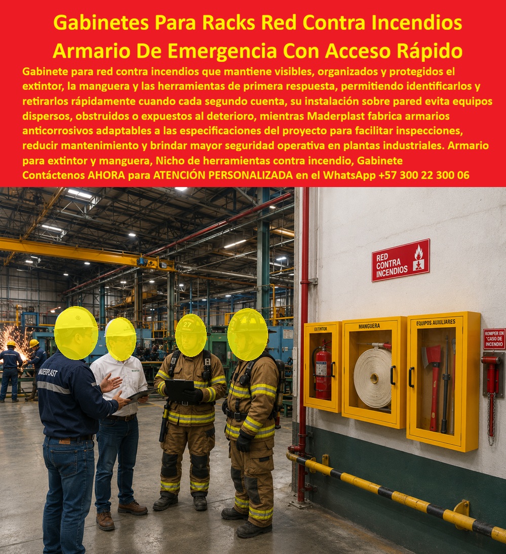 Gabinete Contraincendios Certificado Armario Extintor Red Incendios Maderplast - Cajón para equipos de primera respuesta de rápida Gabinete De Manguera Y Accesorios Contra Incendio, Gabinete triple manguera y extintor con visor acrílico, Gabinete Contraincendios Certificado Armario Extintor Red Incendios Maderplast Cajón para equipos de primera respuesta de rápida Gabinete De Manguera Y Accesorios Contra Incendio Gabinete triple manguera y extintor con visor acrílico