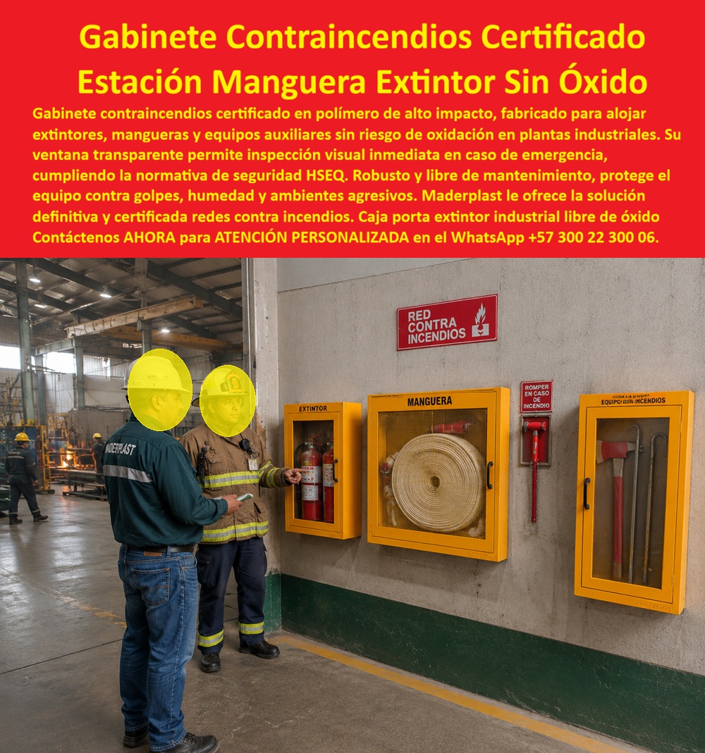 Gabinete Contraincendios Certificado Armario Redes Incendios Maderplast - Estación De Manguera Contra Incendio Edificios, Mueble Contra Incendios Extintor Manguera Antioxidante Robusto, Estación para extintor y equipos auxiliares libre de óxidos Gabinete Contraincendios Certificado Armario Redes Incendios Maderplast Estación De Manguera Contra Incendio Edificios Mueble Contra Incendios Extintor Manguera Antioxidante Robusto Estación para extintor y equipos auxiliares libre de óxidos