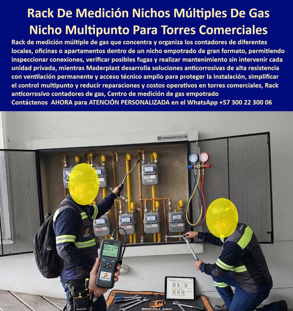 Gabinete De Medición Múltiple De Gas, Nicho Pared Racks Gas Maderplast - Rack macromedición de gas en polímero reforzado, Gabinete Gran Formato Medidores Gas Torres Comerciales, Nicho Empotrado Centro Medición Gas Multicuenta Anticorrosivo, Gabinete De Medición Múltiple De Gas Nicho Pared Racks Gas Maderplast Rack macromedición de gas en polímero reforzado Gabinete Gran Formato Medidores Gas Torres Comerciales Nicho Empotrado Centro Medición Gas Multicuenta Anticorrosivo