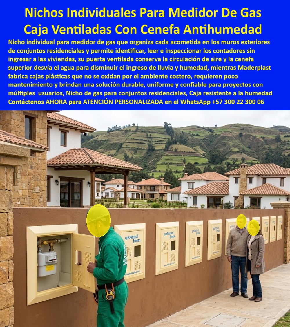 Gabinete Medidor Gas Caja Gas Protegida Contra Óxido Y Lluvia Maderplast - Caja Ventilada Para Medidor De Gas En Zonas Costeras, Nicho Individual De Gas Conjuntos Residenciales, Nicho De Gas Con Cenefa Protectora Contra Humedad, Gabinete Medidor Gabinete Medidor Gas Caja Gas Protegida Contra Óxido Y Lluvia Maderplast Caja Ventilada Para Medidor De Gas En Zonas Costeras Nicho Individual De Gas Conjuntos Residenciales Nicho De Gas Con Cenefa Protectora Contra Humedad Gabinete Medidor