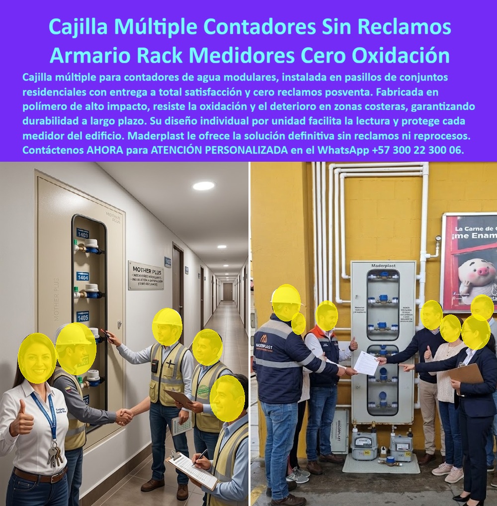 Nichos Inoxidables Garantía Cajas Racks Medidores Mantenimiento Maderplast - Cajilla múltiple contadores de agua, Armarios Medidores Sin Oxidación Ni Reclamos Posventa, Nichos Medidores Resistentes En Zonas Costeras, Gabinete de pasillo Medidor Nichos Inoxidables Garantía Cajas Racks Medidores Mantenimiento Maderplast Cajilla múltiple contadores de agua Armarios Medidores Sin Oxidación Ni Reclamos Posventa Nichos Medidores Resistentes En Zonas Costeras Gabinete de pasillo Medidor