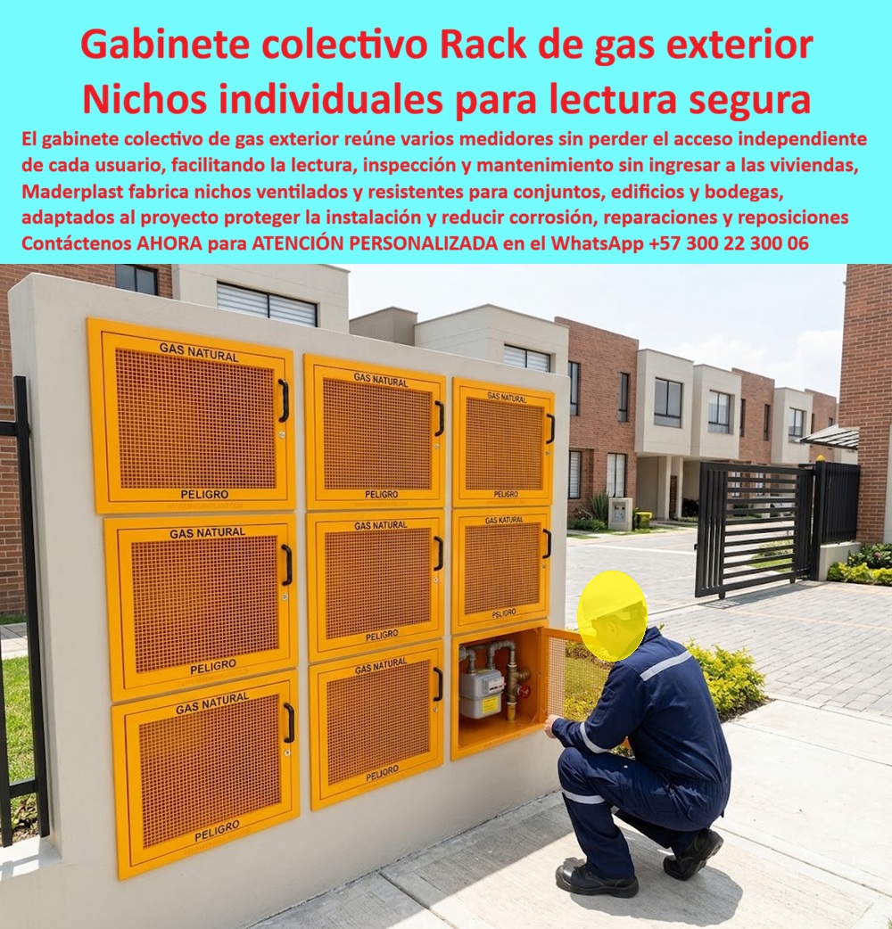 Rack Gas Telemétrico Multiusuario Gabinetes Medidores Gas Maderplast - Gabinete Gas Independiente Patio Bodega Antena Telemetría, Nicho Colectivo De Gas Con Lectura Individual Exterior, Gabinete Industrial Gas Multimedidor Sótano Edificio Seguro Rack Gas Telemétrico Multiusuario Gabinetes Medidores Gas Maderplast Gabinete Gas Independiente Patio Bodega Antena Telemetría Nicho Colectivo De Gas Con Lectura Individual Exterior Gabinete Industrial Gas Multimedidor Sótano Edificio Seguro