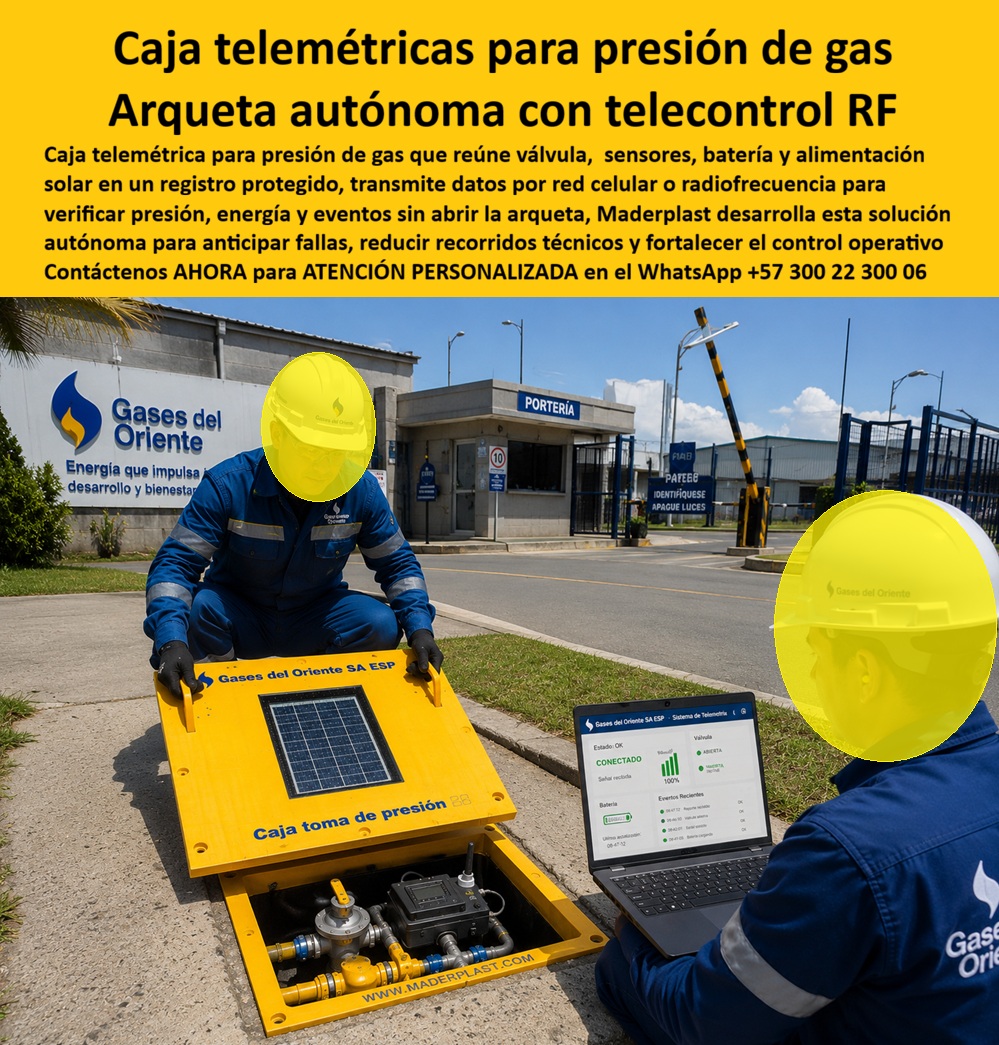Tapa Telecontrol Autoenergética Redes Gas caja Tapa autónoma Maderplast - Arqueta Inteligente Monitoreo De Presión De Gas, Estación Gas Autoenergética Prueba Técnica Certificada, Caja De Registro Con Telemetría Celular Y Radiofrecuencia, Caja RF Tapa Telecontrol Autoenergética Redes Gas caja Tapa autónoma Maderplast Arqueta Inteligente Monitoreo De Presión De Gas Estación Gas Autoenergética Prueba Técnica Certificada Caja De Registro Con Telemetría Celular Y Radiofrecuencia Caja RF