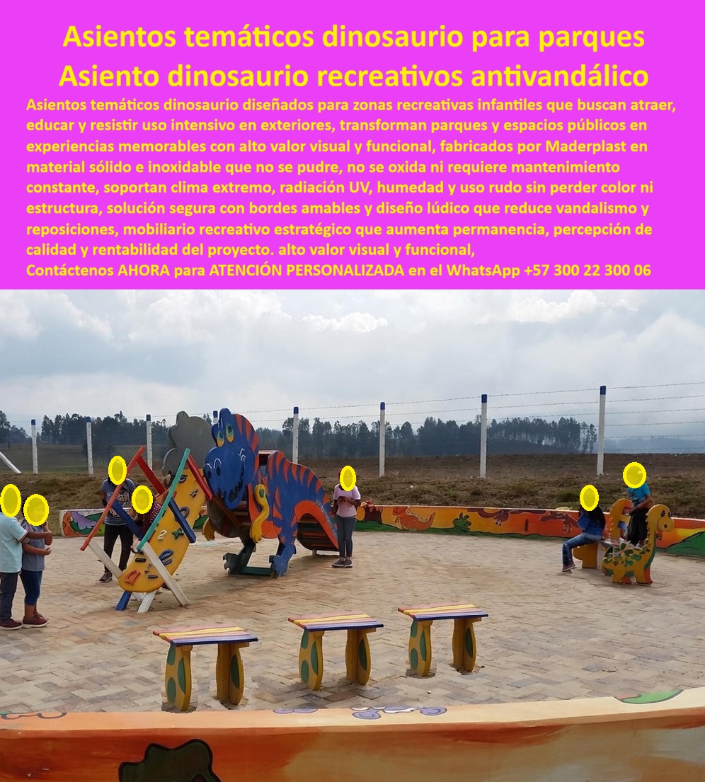 Asientos Temáticos Dinosaurios Mobiliario Recreativo Tematizados Maderplast Silla temática Mobiliario Temático Maderplast: Donde la Fantasía Prehistórica Encuentra la Ingeniería Indestructible Transforme sus zonas recreativas en aulas de "Edutainment" seguras y libres de mantenimiento. En el diseño de espacios infantiles, la línea entre un parque memorable y uno olvidado suele ser la capacidad de despertar la imaginación. Sin embargo, para el administrador o rector, la prioridad es otra: la seguridad y el presupuesto operativo. Los parques tradicionales de concreto raspan las rodillas, la fibra de vidrio se astilla con el sol y el metal se convierte en una plancha caliente inusual al mediodía. Maderplast ha resuelto esta dicotomía. Presentamos los Asientos Temáticos Dinosaurios Maderplast, una solución de mobiliario urbano lúdico que fusiona la funcionalidad de una banca con la magia de un juguete gigante. Visualice un parque infantil vibrante equipado con bancas en forma de dinosaurios amigables y taburetes que simulan huellas prehistóricas en colores amarillo, naranja y verde. No son simples sillas; son estaciones de juego pasivo que invitan a los niños a trepar, socializar y aprender, creando un entorno de paleontología lúdica inmersiva. ¿Por qué Maderplast es la especificación técnica superior? Seguridad Táctil y Térmica Certificada: Una de las búsquedas más frecuentes de sus clientes es "mobiliario para parques temáticos que aguante el sol sin quemar a los niños". Maderplast responde con polímeros técnicos atérmicos. A diferencia del metal que causa quemaduras de primer grado o el plástico barato que se cristaliza, nuestros asientos se mantienen a una temperatura segura incluso bajo el sol directo de mediodía, garantizando uso continuo y cero llanto. Además, la superficie es suave, sin astillas ni bordes filosos. Color Integral "Anti-Desgaste": Olvídese de la partida presupuestal para pintura anual. Nuestros asientos mantienen su color vivo en la masa misma del material. No se descascaran ni decoloran por radiación UV, respondiendo a la necesidad crítica de "bancas para niños con formas de animales que no necesitan pintura". Resistencia Antivandálica Monobloque: En entornos públicos y escolares, el vandalismo es una realidad. Maderplast fabrica piezas sólidas, pesadas y robustas, imposibles de desarmar o romper con el uso rudo diario. Es la definición de activo fijo duradero. Personalización Industrial a su Medida Entendemos que cada proyecto es único. Como fabricantes expertos en Colombia, no nos limitamos a un catálogo estático. "Si usted lo imagina, nosotros lo plastificamos". Ya sea que necesite equipamiento para parques de atracciones, mobiliario para guarderías sin mantenimiento o una renovación completa de zonas recreativas temáticas, tenemos la capacidad de ingeniería para prototipar y producir en serie soluciones que se ajusten a su narrativa visual y requerimientos de espacio. "TRANSFORMAMOS UN RINCÓN ABURRIDO EN LA ATRACCIÓN PRINCIPAL DEL COLEGIO" "Teníamos un patio de recreo funcional pero gris en el Jardín Infantil Pequeños Exploradores. Las bancas de madera convencionales siempre estaban astilladas y los niños las evitaban por miedo a lastimarse. Queríamos algo que despertará la imaginación sin generarnos gastos extra. Instalamos los Asientos Temáticos Dinosaurios Maderplast y el cambio fue inmediato. No son sólo sillas, son juguetes gigantes: los niños se sientan, trepan y juegan a ser exploradores jurásicos. Para nosotros, la tranquilidad administrativa es total: son facilísimos de limpiar, no se decoloran con el sol de mediodía y, después de dos años de uso rudo diario por más de 200 niños, siguen pareciendo nuevos. Fue la mejor inversión en infraestructura pedagógica que hemos hecho." — Directora Administrativa. El Cierre Técnico: Elimine el Riesgo de su Firma Señor Ingeniero, Arquitecto o Administrador Público: Sabemos que al firmar una orden de compra, usted está poniendo su reputación en juego. El miedo a una demanda por un niño lastimado con una astilla o el temor a un hallazgo fiscal por mobiliario que se deterioró en seis meses son reales. El Argumento es Técnico y contundente. con Maderplast elimina esos miedos de raíz. Usted no está comprando "muñecos de plástico"; está adquiriendo infraestructura certificada con fichas técnicas que respaldan la seguridad, la toxicidad y la durabilidad extrema. Está comprando la tranquilidad de saber que si ocurre una auditoría en 5 años, el mobiliario estará intacto. Está invirtiendo en venta de sillas con forma de dinosaurio que son, en realidad, activos financieros libres de pasivos de mantenimiento. No arriesgue su proyecto con materiales del siglo pasado. Especifique lo que dura, lo que es seguro y lo que los niños aman. Contáctenos AHORA. Convierta sus planos en realidad indestructible. Solicite cotización, renders y fichas técnicas hoy mismo. Asesoría Especializada Con Un Especialista De Maderplast, Atención Personalizada En Este Whatsapp +57 300 22 300 06 0 Mobiliario Didáctico Dino Parque, Mobiliario recreativo infantil, Asientos Recreativos Para Colegios Y Guarderías, Sillas temáticas infantiles temas Asientos Temáticos Dinosaurios Mobiliario Recreativo Tematizados Maderplast 0 Mobiliario Didáctico Dino Parque Mobiliario recreativo infantil Asientos Recreativos Para Colegios Y Guarderías Sillas temáticas infantiles temas Silla temática Mobiliario Temático Maderplast: Donde la Fantasía Prehistórica Encuentra la Ingeniería Indestructible Transforme sus zonas recreativas en aulas de "Edutainment" seguras y libres de mantenimiento. En el diseño de espacios infantiles, la línea entre un parque memorable y uno olvidado suele ser la capacidad de despertar la imaginación. Sin embargo, para el administrador o rector, la prioridad es otra: la seguridad y el presupuesto operativo. Los parques tradicionales de concreto raspan las rodillas, la fibra de vidrio se astilla con el sol y el metal se convierte en una plancha caliente inusual al mediodía. Maderplast ha resuelto esta dicotomía. Presentamos los Asientos Temáticos Dinosaurios Maderplast, una solución de mobiliario urbano lúdico que fusiona la funcionalidad de una banca con la magia de un juguete gigante. Visualice un parque infantil vibrante equipado con bancas en forma de dinosaurios amigables y taburetes que simulan huellas prehistóricas en colores amarillo, naranja y verde. No son simples sillas; son estaciones de juego pasivo que invitan a los niños a trepar, socializar y aprender, creando un entorno de paleontología lúdica inmersiva. ¿Por qué Maderplast es la especificación técnica superior? Seguridad Táctil y Térmica Certificada: Una de las búsquedas más frecuentes de sus clientes es "mobiliario para parques temáticos que aguante el sol sin quemar a los niños". Maderplast responde con polímeros técnicos atérmicos. A diferencia del metal que causa quemaduras de primer grado o el plástico barato que se cristaliza, nuestros asientos se mantienen a una temperatura segura incluso bajo el sol directo de mediodía, garantizando uso continuo y cero llanto. Además, la superficie es suave, sin astillas ni bordes filosos. Color Integral "Anti-Desgaste": Olvídese de la partida presupuestal para pintura anual. Nuestros asientos mantienen su color vivo en la masa misma del material. No se descascaran ni decoloran por radiación UV, respondiendo a la necesidad crítica de "bancas para niños con formas de animales que no necesitan pintura". Resistencia Antivandálica Monobloque: En entornos públicos y escolares, el vandalismo es una realidad. Maderplast fabrica piezas sólidas, pesadas y robustas, imposibles de desarmar o romper con el uso rudo diario. Es la definición de activo fijo duradero. Personalización Industrial a su Medida Entendemos que cada proyecto es único. Como fabricantes expertos en Colombia, no nos limitamos a un catálogo estático. "Si usted lo imagina, nosotros lo plastificamos". Ya sea que necesite equipamiento para parques de atracciones, mobiliario para guarderías sin mantenimiento o una renovación completa de zonas recreativas temáticas, tenemos la capacidad de ingeniería para prototipar y producir en serie soluciones que se ajusten a su narrativa visual y requerimientos de espacio. "TRANSFORMAMOS UN RINCÓN ABURRIDO EN LA ATRACCIÓN PRINCIPAL DEL COLEGIO" "Teníamos un patio de recreo funcional pero gris en el Jardín Infantil Pequeños Exploradores. Las bancas de madera convencionales siempre estaban astilladas y los niños las evitaban por miedo a lastimarse. Queríamos algo que despertará la imaginación sin generarnos gastos extra. Instalamos los Asientos Temáticos Dinosaurios Maderplast y el cambio fue inmediato. No son sólo sillas, son juguetes gigantes: los niños se sientan, trepan y juegan a ser exploradores jurásicos. Para nosotros, la tranquilidad administrativa es total: son facilísimos de limpiar, no se decoloran con el sol de mediodía y, después de dos años de uso rudo diario por más de 200 niños, siguen pareciendo nuevos. Fue la mejor inversión en infraestructura pedagógica que hemos hecho." — Directora Administrativa. El Cierre Técnico: Elimine el Riesgo de su Firma Señor Ingeniero, Arquitecto o Administrador Público: Sabemos que al firmar una orden de compra, usted está poniendo su reputación en juego. El miedo a una demanda por un niño lastimado con una astilla o el temor a un hallazgo fiscal por mobiliario que se deterioró en seis meses son reales. El Argumento es Técnico y contundente. con Maderplast elimina esos miedos de raíz. Usted no está comprando "muñecos de plástico"; está adquiriendo infraestructura certificada con fichas técnicas que respaldan la seguridad, la toxicidad y la durabilidad extrema. Está comprando la tranquilidad de saber que si ocurre una auditoría en 5 años, el mobiliario estará intacto. Está invirtiendo en venta de sillas con forma de dinosaurio que son, en realidad, activos financieros libres de pasivos de mantenimiento. No arriesgue su proyecto con materiales del siglo pasado. Especifique lo que dura, lo que es seguro y lo que los niños aman. Contáctenos AHORA. Convierta sus planos en realidad indestructible. Solicite cotización, renders y fichas técnicas hoy mismo. Asesoría Especializada Con Un Especialista De Maderplast, Atención Personalizada En Este Whatsapp +57 300 22 300 06