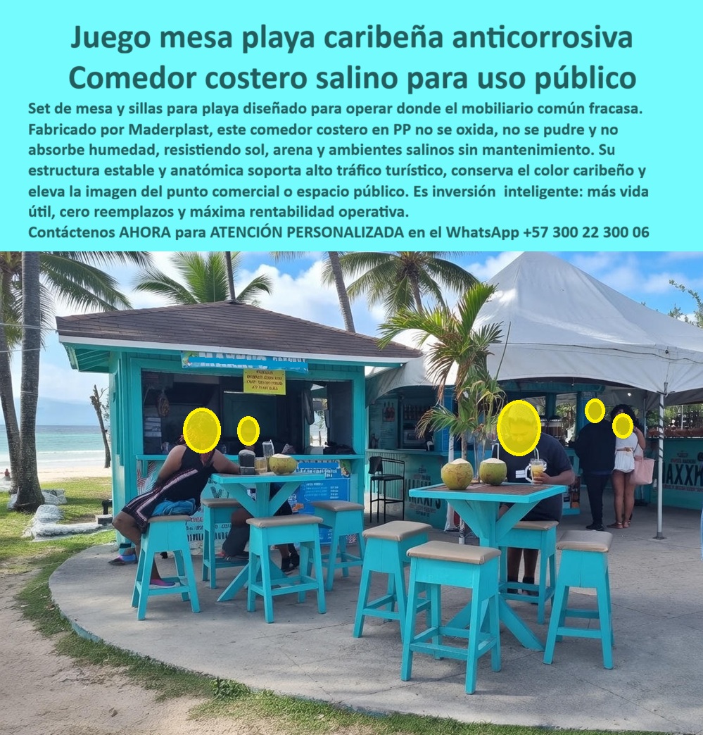 Juego Mesa Playa Caribeño Set Comedor Costero Playero Maderplast Juego Mesa Playa Caribeño y Comedor Costero Salino Maderplast Ingeniería Costera Definitiva: Visualice la postal perfecta del Caribe materializada en su negocio: un vibrante Juego de Mesa Playa y Comedor Costero Maderplast de color azul turquesa, diseñado no solo para decorar, sino para dominar el ambiente más agresivo del planeta: el frente de mar. Este set tipo bar, compuesto por una mesa alta robusta y butacos anatómicos, está fabricado mediante procesos industriales controlados en polímeros de ingeniería macizos. Es 100% inmune al ataque químico del salitre, la abrasión de la arena y la humedad del 100%. A diferencia de la madera que se pudre o el metal que se oxida en semanas, este mobiliario "eterno" mantiene su color intenso bajo el sol tropical sin requerir pintura, ofreciendo una experiencia cómoda y segura para los turistas. Es la solución operativa definitiva para hoteles y clubes de playa que buscan estética icónica y cero costos de mantenimiento por más de 20 años. Para los gerentes de operaciones hoteleras y dueños de "chiringuitos" que luchan contra la corrosión, la pregunta recurrente es qué muebles para bar de playa no se oxidan con la brisa del mar. La respuesta técnica irrefutable es el Mobiliario Urbano Costero Durable Zonas Públicas de Maderplast. Nuestra composición plástica es químicamente inerte a la sal, garantizando cero corrosión de por vida. Cuando su necesidad es encontrar mesas altas y sillas para quioscos que aguanten sol y agua, nuestro comedor playero ofrece resistencia total a la radiación UV, sin decolorar ni perder integridad estructural. Además, si se busca reducir el mantenimiento de mobiliario en hoteles frente al mar, la estrategia financiera inteligente es sustituir activos perecederos por nuestros sets de ingeniería, eliminando el lijado, barnizado y pintura anual, reduciendo el Gasto Operativo (OPEX) a cero absoluto. Desde una perspectiva de rentabilidad el problema se resuelve así, la comparativa entre madera y plástico de ingeniería es contundente. Maderplast es financieramente superior, logrando un retorno de inversión acelerado al eliminar los costos de reposición por pudrición. Somos la tendencia en diseño de clubes de playa sostenibles; nuestro mobiliario colorido crea una identidad visual "instagram amable" mientras cumple con estándares de resistencia climática. En Maderplast, activamos los disparadores de compra necesarios para su proyecto: solicite cotización, personalización de colores corporativos, planos de distribución, renders y prototipos. Como fabricantes colombianos, nuestro lema es que "en plástico le hacemos hasta el ala de un avión, o lo que su imaginación quiera". Ofrecemos Mesa Exterior Playa con Sillas Anatómicas Durables y Mesa Picnic Exterior Anticorrosiva Para Ambientes Salinos, garantizando una inversión rentable en muebles de playa y una solución definitiva para la corrosión en la costa. EL TESTIMONIO PROFESIONAL DE CASO DE ÉXITO: "dejamos de pintar óxido y empezamos a vender experiencias", confirma el señor gabriel "gabo" fuentes, propietario del club de playa blue reef en san andrés islas, quien relata cómo el salitre destruía sus utilidades: "tener un negocio a 10 metros del mar es una lucha a muerte. las mesas de madera y hierro se oxidan cada tres meses, manchando la ropa de los turistas y obligándome a cerrar secciones para mantenimiento. gastaba más en lija que en licor. Al cambiar todo por el juego de mesa playa caribeño maderplast turquesa, fue la mejor decisión de mi vida. llevamos 4 temporadas altas y el costo de mantenimiento es $0. las mesas se lavan con agua de mar y quedan nuevas. maderplast no solo me ahorró millones, sino que le dio una identidad visual única a mi club." Para efectuar el Soporte técnico y eliminar cualquier duda con Garantía 5 años cualquier temor al firmar la orden de compra, es fundamental abordar la seguridad de la inversión. Ingeniero o Propietario, al especificar el Juego Mesa Playa Caribeño Set Comedor Costero Playero Maderplast, usted está blindando su patrimonio. No está comprando muebles desechables que el viento volcará o el sol cristaliza en una temporada. Usted está adquiriendo activos fijos con peso y solidez que ofrecen estabilidad ante vientos fuertes (huracanes grado menor). Elimina el riesgo de accidentes por sillas rotas o metales oxidados (tétanos). Maderplast le entrega fichas técnicas de resistencia UV y salina, y el respaldo de una fabricación industrial certificada. Usted compra la tranquilidad operativa de saber que su terraza estará lista para recibir turistas todos los días, sin "días de mantenimiento" que afectan la facturación. Asegure la rentabilidad y la estética vibrante de su negocio costero con la única mesa diseñada para vivir en el mar. Contáctenos AHORA para recibir ATENCIÓN PERSONALIZADA, planes y cotización en el WhatsApp +57 300 22 300 06. 0 Mobiliario Urbano Costero Durable Zonas Públicas, Mesa Exterior Playa con Sillas Anatómicas Durables, Mesa Picnic Exterior Anticorrosiva Para Ambientes Salinos Juego Mesa Playa Caribeño Set Comedor Costero Playero Maderplast 0 Mobiliario Urbano Costero Durable Zonas Públicas Mesa Exterior Playa con Sillas Anatómicas Durables Mesa Picnic Exterior Anticorrosiva Para Ambientes Salinos Juego Mesa Playa Caribeño y Comedor Costero Salino Maderplast Ingeniería Costera Definitiva: Visualice la postal perfecta del Caribe materializada en su negocio: un vibrante Juego de Mesa Playa y Comedor Costero Maderplast de color azul turquesa, diseñado no solo para decorar, sino para dominar el ambiente más agresivo del planeta: el frente de mar. Este set tipo bar, compuesto por una mesa alta robusta y butacos anatómicos, está fabricado mediante procesos industriales controlados en polímeros de ingeniería macizos. Es 100% inmune al ataque químico del salitre, la abrasión de la arena y la humedad del 100%. A diferencia de la madera que se pudre o el metal que se oxida en semanas, este mobiliario "eterno" mantiene su color intenso bajo el sol tropical sin requerir pintura, ofreciendo una experiencia cómoda y segura para los turistas. Es la solución operativa definitiva para hoteles y clubes de playa que buscan estética icónica y cero costos de mantenimiento por más de 20 años. Para los gerentes de operaciones hoteleras y dueños de "chiringuitos" que luchan contra la corrosión, la pregunta recurrente es qué muebles para bar de playa no se oxidan con la brisa del mar. La respuesta técnica irrefutable es el Mobiliario Urbano Costero Durable Zonas Públicas de Maderplast. Nuestra composición plástica es químicamente inerte a la sal, garantizando cero corrosión de por vida. Cuando su necesidad es encontrar mesas altas y sillas para quioscos que aguanten sol y agua, nuestro comedor playero ofrece resistencia total a la radiación UV, sin decolorar ni perder integridad estructural. Además, si se busca reducir el mantenimiento de mobiliario en hoteles frente al mar, la estrategia financiera inteligente es sustituir activos perecederos por nuestros sets de ingeniería, eliminando el lijado, barnizado y pintura anual, reduciendo el Gasto Operativo (OPEX) a cero absoluto. Desde una perspectiva de rentabilidad el problema se resuelve así, la comparativa entre madera y plástico de ingeniería es contundente. Maderplast es financieramente superior, logrando un retorno de inversión acelerado al eliminar los costos de reposición por pudrición. Somos la tendencia en diseño de clubes de playa sostenibles; nuestro mobiliario colorido crea una identidad visual "instagram amable" mientras cumple con estándares de resistencia climática. En Maderplast, activamos los disparadores de compra necesarios para su proyecto: solicite cotización, personalización de colores corporativos, planos de distribución, renders y prototipos. Como fabricantes colombianos, nuestro lema es que "en plástico le hacemos hasta el ala de un avión, o lo que su imaginación quiera". Ofrecemos Mesa Exterior Playa con Sillas Anatómicas Durables y Mesa Picnic Exterior Anticorrosiva Para Ambientes Salinos, garantizando una inversión rentable en muebles de playa y una solución definitiva para la corrosión en la costa. EL TESTIMONIO PROFESIONAL DE CASO DE ÉXITO: "dejamos de pintar óxido y empezamos a vender experiencias", confirma el señor gabriel "gabo" fuentes, propietario del club de playa blue reef en san andrés islas, quien relata cómo el salitre destruía sus utilidades: "tener un negocio a 10 metros del mar es una lucha a muerte. las mesas de madera y hierro se oxidan cada tres meses, manchando la ropa de los turistas y obligándome a cerrar secciones para mantenimiento. gastaba más en lija que en licor. Al cambiar todo por el juego de mesa playa caribeño maderplast turquesa, fue la mejor decisión de mi vida. llevamos 4 temporadas altas y el costo de mantenimiento es $0. las mesas se lavan con agua de mar y quedan nuevas. maderplast no solo me ahorró millones, sino que le dio una identidad visual única a mi club." Para efectuar el Soporte técnico y eliminar cualquier duda con Garantía 5 años cualquier temor al firmar la orden de compra, es fundamental abordar la seguridad de la inversión. Ingeniero o Propietario, al especificar el Juego Mesa Playa Caribeño Set Comedor Costero Playero Maderplast, usted está blindando su patrimonio. No está comprando muebles desechables que el viento volcará o el sol cristaliza en una temporada. Usted está adquiriendo activos fijos con peso y solidez que ofrecen estabilidad ante vientos fuertes (huracanes grado menor). Elimina el riesgo de accidentes por sillas rotas o metales oxidados (tétanos). Maderplast le entrega fichas técnicas de resistencia UV y salina, y el respaldo de una fabricación industrial certificada. Usted compra la tranquilidad operativa de saber que su terraza estará lista para recibir turistas todos los días, sin "días de mantenimiento" que afectan la facturación. Asegure la rentabilidad y la estética vibrante de su negocio costero con la única mesa diseñada para vivir en el mar. Contáctenos AHORA para recibir ATENCIÓN PERSONALIZADA, planes y cotización en el WhatsApp +57 300 22 300 06.