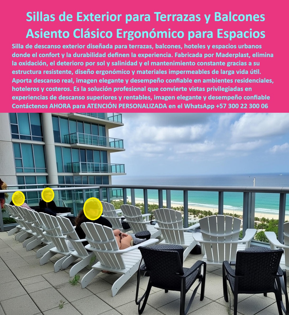 Mobiliario Jardín Ergonómico Sillas Descanso Exteriores Maderplast Silla de Descanso Exterior para Terrazas y Balcones y Asientos Clásicos Maderplast Ingeniería del Confort Costero: Visualice la relajación absoluta frente al mar sin la preocupación latente del óxido o el deterioro: la Silla de Descanso Exterior para Terrazas y Balcones Maderplast. Al observar la imagen, usted encuentra un asiento clásico y ergonómico, de un blanco impecable que desafía la degradación solar, diseñado para convertir cualquier balcón o terraza en un mirador de lujo permanente. A diferencia de las sillas plásticas convencionales que se tuestan y quiebran, o el metal que inevitablemente mancha los pisos con óxido salino, esta pieza de ingeniería maciza es 100% inmune a la brisa marina, a la humedad extrema y al sol tropical. Su estructura de listones anchos ofrece un soporte lumbar superior para horas de lectura o contemplación, garantizando una estética de resort 5 estrellas que no requiere pintura, lijado ni mantenimiento por más de 20 años. Para los propietarios de apartamentos en primera línea de playa y gerentes de hoteles que buscan rentabilidad, la pregunta crítica es qué sillas para balcón frente al mar no se oxidan ni se ponen feas con el tiempo. La respuesta técnica y financiera es la Silla Clásica Exterior Hoteles Maderplast. Su polímero de ingeniería es químicamente inerte al salitre y a los rayos UV, manteniendo su acabado blanco y estructura sólida de por vida. Cuando el objetivo es encontrar muebles blancos tipo Adirondack que aguanten la intemperie sin esclavizarse al mantenimiento, nuestra silla clásica replica el estilo y confort de la madera tradicional pero elimina por completo la necesidad de restauración. Además, si busca cómo amueblar terrazas de hoteles de playa para que duren años, la estrategia inteligente es invertir en nuestras sillas de descanso "Instalar y Olvidar", que soportan el uso intensivo de huéspedes mojados y la abrasión de la arena sin degradarse, reduciendo el Gasto Operativo (OPEX) hotelero a cero. Desde una perspectiva de inversión inmobiliaria, el análisis de rentabilidad entre ratán y plástico de ingeniería en la costa es contundente. Maderplast es financieramente superior, ya que el ratán tiende a tostarse y romperse en dos años bajo el sol salino, mientras que nuestra Silla de Descanso Exterior Residencial ofrece dos décadas de vida útil sin costos de reposición. Estamos a la vanguardia en tendencias de diseño de balcones residenciales de lujo, facilitando el concepto de "Living Exterior" con mobiliario ergonómico. En Maderplast, activamos los disparadores de compra necesarios para su proyecto: solicite cotización inmediata, personalización de diseños, planos de distribución para zonas de piscina y producción en serie. Como fabricantes colombianos con procesos industriales controlados, hacemos realidad el lema de que "en plástico le hacemos hasta el ala de un avión, o lo que su imaginación quiera". Ofrecemos Silla Urbana de Descanso Espacios y Mobiliario Jardín Ergonómico Sillas Descanso Exteriores, garantizando soluciones definitivas para zonas húmedas. EL TESTIMONIO PROFESIONAL CASO DE ÉXITO "el balcón pasó de ser un depósito de óxido a nuestra zona favorita", confirma la señora patricia gómez, propietaria en el edificio ocean view, quien relata cómo el mobiliario anterior arruinaba su descanso: "compramos el apartamento por la vista, pero las sillas de aluminio se oxidaron en seis meses manchando el piso, y las de teca eran una esclavitud de lijado y aceite. al final nadie salía. decidimos comprar el juego de sillas de descanso exterior maderplast en blanco. son pesadas, robustas y muy cómodas. llevamos 3 años con ellas frente al mar y están impecables, ni una mancha amarilla ni una grieta. solo les pasamos agua y listo. maderplast nos devolvió el disfrute de nuestra inversión inmobiliaria sin darnos ni un solo problema." Para efectuar el Soporte técnico y eliminar cualquier duda con Garantía 5 años cualquier temor al firmar la orden de compra, es fundamental abordar la protección del activo y la seguridad. Ingeniero o Administrador, al especificar la Silla de Descanso Maderplast, usted está blindando la propiedad contra la devaluación estética y funcional. No está comprando sillas desechables que deberá reemplazar en la próxima temporada alta. Usted está adquiriendo activos fijos hidrófugos que permiten sentarse con trajes de baño mojados sin absorber humedad ni generar hongos, facilitando la limpieza inmediata. Elimina el riesgo de manchas de óxido en pisos costosos y la mala imagen de mobiliario deteriorado. Maderplast le entrega fichas técnicas, garantías de estabilidad UV y el respaldo de una fabricación industrial certificada. Usted compra la tranquilidad de saber que su terraza lucirá impecable y acogedora siempre. Asegure el confort y la elegancia eterna de sus espacios exteriores con la única silla diseñada para convivir con el mar. Contáctenos AHORA para recibir ATENCIÓN PERSONALIZADA, planes y cotización en el WhatsApp +57 300 22 300 06. 0 Silla de Descanso Exterior para Terrazas y Balcones, Silla Clásica Exterior Hoteles, Silla de Descanso Exterior Residencial, Silla Urbana de Descanso Espacios Mobiliario Jardín Ergonómico Sillas Descanso Exteriores Maderplast 0 Silla de Descanso Exterior para Terrazas y Balcones Silla Clásica Exterior Hoteles Silla de Descanso Exterior Residencial Silla Urbana de Descanso Espacios Silla de Descanso Exterior para Terrazas y Balcones y Asientos Clásicos Maderplast Ingeniería del Confort Costero: Visualice la relajación absoluta frente al mar sin la preocupación latente del óxido o el deterioro: la Silla de Descanso Exterior para Terrazas y Balcones Maderplast. Al observar la imagen, usted encuentra un asiento clásico y ergonómico, de un blanco impecable que desafía la degradación solar, diseñado para convertir cualquier balcón o terraza en un mirador de lujo permanente. A diferencia de las sillas plásticas convencionales que se tuestan y quiebran, o el metal que inevitablemente mancha los pisos con óxido salino, esta pieza de ingeniería maciza es 100% inmune a la brisa marina, a la humedad extrema y al sol tropical. Su estructura de listones anchos ofrece un soporte lumbar superior para horas de lectura o contemplación, garantizando una estética de resort 5 estrellas que no requiere pintura, lijado ni mantenimiento por más de 20 años. Para los propietarios de apartamentos en primera línea de playa y gerentes de hoteles que buscan rentabilidad, la pregunta crítica es qué sillas para balcón frente al mar no se oxidan ni se ponen feas con el tiempo. La respuesta técnica y financiera es la Silla Clásica Exterior Hoteles Maderplast. Su polímero de ingeniería es químicamente inerte al salitre y a los rayos UV, manteniendo su acabado blanco y estructura sólida de por vida. Cuando el objetivo es encontrar muebles blancos tipo Adirondack que aguanten la intemperie sin esclavizarse al mantenimiento, nuestra silla clásica replica el estilo y confort de la madera tradicional pero elimina por completo la necesidad de restauración. Además, si busca cómo amueblar terrazas de hoteles de playa para que duren años, la estrategia inteligente es invertir en nuestras sillas de descanso "Instalar y Olvidar", que soportan el uso intensivo de huéspedes mojados y la abrasión de la arena sin degradarse, reduciendo el Gasto Operativo (OPEX) hotelero a cero. Desde una perspectiva de inversión inmobiliaria, el análisis de rentabilidad entre ratán y plástico de ingeniería en la costa es contundente. Maderplast es financieramente superior, ya que el ratán tiende a tostarse y romperse en dos años bajo el sol salino, mientras que nuestra Silla de Descanso Exterior Residencial ofrece dos décadas de vida útil sin costos de reposición. Estamos a la vanguardia en tendencias de diseño de balcones residenciales de lujo, facilitando el concepto de "Living Exterior" con mobiliario ergonómico. En Maderplast, activamos los disparadores de compra necesarios para su proyecto: solicite cotización inmediata, personalización de diseños, planos de distribución para zonas de piscina y producción en serie. Como fabricantes colombianos con procesos industriales controlados, hacemos realidad el lema de que "en plástico le hacemos hasta el ala de un avión, o lo que su imaginación quiera". Ofrecemos Silla Urbana de Descanso Espacios y Mobiliario Jardín Ergonómico Sillas Descanso Exteriores, garantizando soluciones definitivas para zonas húmedas. EL TESTIMONIO PROFESIONAL CASO DE ÉXITO "el balcón pasó de ser un depósito de óxido a nuestra zona favorita", confirma la señora patricia gómez, propietaria en el edificio ocean view, quien relata cómo el mobiliario anterior arruinaba su descanso: "compramos el apartamento por la vista, pero las sillas de aluminio se oxidaron en seis meses manchando el piso, y las de teca eran una esclavitud de lijado y aceite. al final nadie salía. decidimos comprar el juego de sillas de descanso exterior maderplast en blanco. son pesadas, robustas y muy cómodas. llevamos 3 años con ellas frente al mar y están impecables, ni una mancha amarilla ni una grieta. solo les pasamos agua y listo. maderplast nos devolvió el disfrute de nuestra inversión inmobiliaria sin darnos ni un solo problema." Para efectuar el Soporte técnico y eliminar cualquier duda con Garantía 5 años cualquier temor al firmar la orden de compra, es fundamental abordar la protección del activo y la seguridad. Ingeniero o Administrador, al especificar la Silla de Descanso Maderplast, usted está blindando la propiedad contra la devaluación estética y funcional. No está comprando sillas desechables que deberá reemplazar en la próxima temporada alta. Usted está adquiriendo activos fijos hidrófugos que permiten sentarse con trajes de baño mojados sin absorber humedad ni generar hongos, facilitando la limpieza inmediata. Elimina el riesgo de manchas de óxido en pisos costosos y la mala imagen de mobiliario deteriorado. Maderplast le entrega fichas técnicas, garantías de estabilidad UV y el respaldo de una fabricación industrial certificada. Usted compra la tranquilidad de saber que su terraza lucirá impecable y acogedora siempre. Asegure el confort y la elegancia eterna de sus espacios exteriores con la única silla diseñada para convivir con el mar. Contáctenos AHORA para recibir ATENCIÓN PERSONALIZADA, planes y cotización en el WhatsApp +57 300 22 300 06.