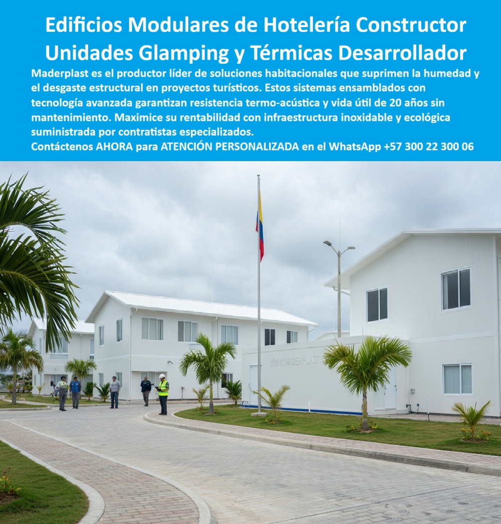 Cabañas Modulares Ecológicas Casas Modulares Hoteleras Maderplast Casas Prefabricadas Hoteleras Duraderas Bajo Mantenimiento Casetas Hospedaje Turístico No Se Oxidan Alta Durabilidad Refugios Glamping Exteriores Cero Humedad Alta Rentabilidad