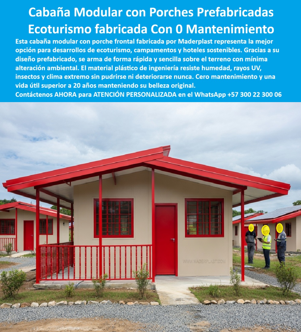 Cabañas Modulares Ecológicas Casas Modulares Hoteleras Maderplast Casetas Para Ecoturismo No Deterioran Instalación Sencilla Campamento Modular Hotelero Prefabricado Ecológico Listo Instalar Edificaciones Modulares Turísticas Larga Vida Útil