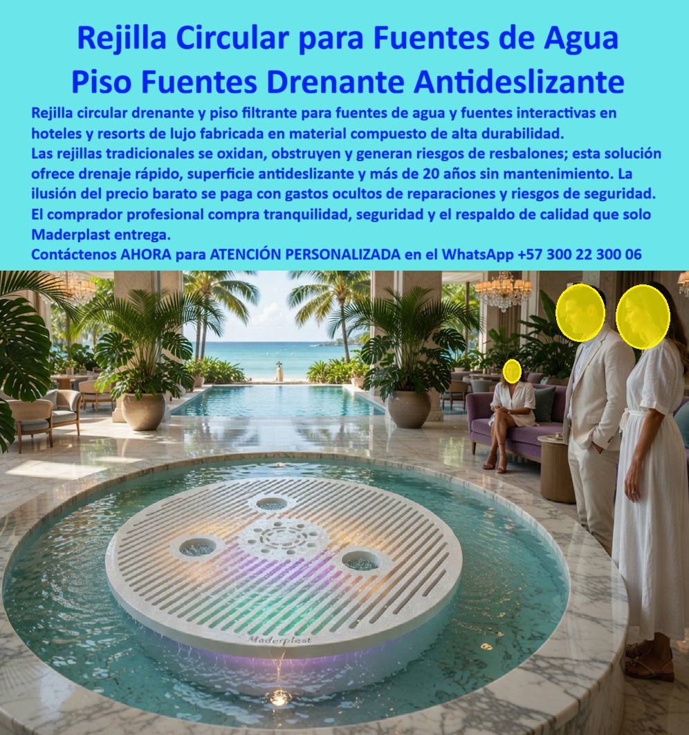 Pisos Drenantes Fuentes Agua Suelos Filtrantes Juegos Acuáticos Maderplast Rejillas Para Fuentes Sin Óxido Drenaje Seguro Duraderas Pisos Rejillas Antideslizantes Para Fuentes Agua Sin Mantenimiento Suelos Filtrantes Rejillas Fuentes Luminosa