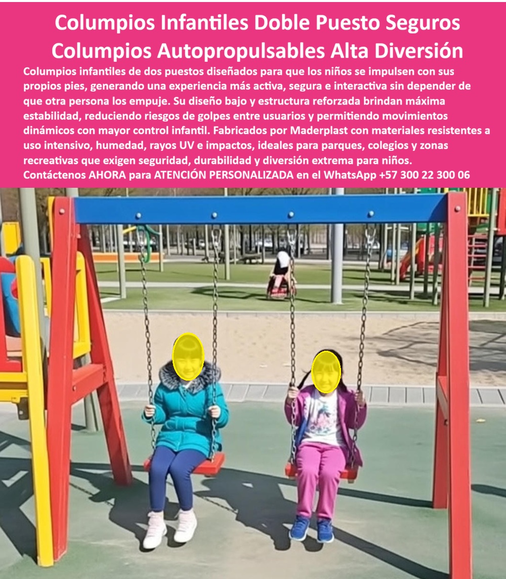 Columpio Doble Para Niños Resistente Uso Intensivo Maderplast - Columpios Autopropulsables Ingeniería en Balanceo Seguro: El Estándar Maderplast en El diseño y fabricación de este producto de la imagen establece un nuevo hito en la autonomía infantil: el Columpio Doble Para Niños Resistente Uso Intensivo Maderplast. Esta estructura no es un equipo convencional; es un columpio doble infantil de alta seguridad bajo mantenimiento diseñado con ingeniería de baja altura que permite a los niños impulsarse con sus propios pies. Fabricado en plástico estructural de alta densidad, este columpio certificado norma seguridad parques infantiles elimina los riesgos de corrosión y fatiga mecánica, garantizando una superficie suave al tacto y libre de astillas en parques públicos y colegios. En la gestión de zonas comunes, los columpios de tubería galvanizada son "basura carísima" que oculta peligros críticos. El metal sufre corrosión interna que debilita los anclajes y requiere pintura constante que se descascara. Cuando se trata de columpios infantiles plásticos seguros para parques, Maderplast es el fabricante que convierte ideas en piezas reales, ofreciendo un juego columpio que absorbe vibraciones, no genera ruidos por fricción metálica y mantiene su estabilidad estructural bajo climas extremos y radiación UV masiva. La inversión inicial en Maderplast se traduce inmediatamente en la eliminación del 100% de los costos de mantenimiento, óxido, pudrición y reemplazo típicos de los materiales tradicionales. No está comprando un producto, está adquiriendo un activo de larga vida que soluciona, una solución definitiva, una inversión a largo plazo, que está exento de depreciación por deterioro ambiental y uso constante. Para una administración eficiente, elegir materiales que no requieran lijado ni soldaduras es vital. Nuestra tecnología blinda el presupuesto de copropiedades y municipios, eliminando las carísimas reposiciones ocultas de los sistemas metálicos. Para arquitectos y constructores, el diseño autopropulsable ofrece un valor pedagógico superior: fomenta la coordinación motriz y la autonomía del niño en un entorno controlado. Al ser un material macizo no reciclable comercialmente, los pórticos de Maderplast actúan como un sistema anti-robo natural y son extremadamente resistentes al vandalismo. Maderplast elimina el miedo del ingeniero mediante asesoría técnica, planos detallados y certificaciones que aseguran que el equipo recreativo soporte el uso intensivo diario sin perder su integridad mecánica ni estética. ¿Cómo optimizar la postventa en proyectos inmobiliarios? La respuesta técnica es el plástico estructural. Este material no se oxida, no conduce electricidad y mantiene una temperatura estable al tacto, protegiendo a los usuarios del calor solar excesivo. La nula degradación de nuestros polímeros industriales asegura que la zona lúdica permanezca impecable por décadas, blindando la reputación de la constructora y la tranquilidad de las familias. Como bien lo testifica el Arq. Luis Fernando Ospina de Constructora Internacional en mayo de 2026: "En nuestro último macroproyecto, las quejas por columpios metálicos oxidados eran constantes. Estandarizamos con los sistemas de Maderplast y la diferencia fue inmediata: cero reportes de herrumbre y una estética impecable bajo lluvia y sol. Blinda nuestra reputación porque entrega seguridad real a las familias sin generar costos de administración futuros." Elegir Maderplast es optar por ingeniería plástica lúdica de alto nivel. Somos los fabricantes que garantizan que su proyecto recreativo sea una solución definitiva, segura y libre de preocupaciones operativas para las próximas décadas. Asesoría Especializada Con Un Especialista De Maderplast, Atención Personalizada En Este Whatsapp 57+ 300 22 300 06 Columpio Certificado Norma Seguridad Parques Infantiles, Columpio Doble Infantil Alta Seguridad Bajo Mantenimiento, Columpios Infantiles Plásticos Seguros para Parques, Juego Columpio Columpio Doble Para Niños Resistente Uso Intensivo Maderplast Columpio Certificado Norma Seguridad Parques Infantiles Columpio Doble Infantil Alta Seguridad Bajo Mantenimiento Columpios Infantiles Plásticos Seguros para Parques Juego Columpio Columpios Autopropulsables Ingeniería en Balanceo Seguro: El Estándar Maderplast en El diseño y fabricación de este producto de la imagen establece un nuevo hito en la autonomía infantil: el Columpio Doble Para Niños Resistente Uso Intensivo Maderplast. Esta estructura no es un equipo convencional; es un columpio doble infantil de alta seguridad bajo mantenimiento diseñado con ingeniería de baja altura que permite a los niños impulsarse con sus propios pies. Fabricado en plástico estructural de alta densidad, este columpio certificado norma seguridad parques infantiles elimina los riesgos de corrosión y fatiga mecánica, garantizando una superficie suave al tacto y libre de astillas en parques públicos y colegios. En la gestión de zonas comunes, los columpios de tubería galvanizada son "basura carísima" que oculta peligros críticos. El metal sufre corrosión interna que debilita los anclajes y requiere pintura constante que se descascara. Cuando se trata de columpios infantiles plásticos seguros para parques, Maderplast es el fabricante que convierte ideas en piezas reales, ofreciendo un juego columpio que absorbe vibraciones, no genera ruidos por fricción metálica y mantiene su estabilidad estructural bajo climas extremos y radiación UV masiva. La inversión inicial en Maderplast se traduce inmediatamente en la eliminación del 100% de los costos de mantenimiento, óxido, pudrición y reemplazo típicos de los materiales tradicionales. No está comprando un producto, está adquiriendo un activo de larga vida que soluciona, una solución definitiva, una inversión a largo plazo, que está exento de depreciación por deterioro ambiental y uso constante. Para una administración eficiente, elegir materiales que no requieran lijado ni soldaduras es vital. Nuestra tecnología blinda el presupuesto de copropiedades y municipios, eliminando las carísimas reposiciones ocultas de los sistemas metálicos. Para arquitectos y constructores, el diseño autopropulsable ofrece un valor pedagógico superior: fomenta la coordinación motriz y la autonomía del niño en un entorno controlado. Al ser un material macizo no reciclable comercialmente, los pórticos de Maderplast actúan como un sistema anti-robo natural y son extremadamente resistentes al vandalismo. Maderplast elimina el miedo del ingeniero mediante asesoría técnica, planos detallados y certificaciones que aseguran que el equipo recreativo soporte el uso intensivo diario sin perder su integridad mecánica ni estética. ¿Cómo optimizar la postventa en proyectos inmobiliarios? La respuesta técnica es el plástico estructural. Este material no se oxida, no conduce electricidad y mantiene una temperatura estable al tacto, protegiendo a los usuarios del calor solar excesivo. La nula degradación de nuestros polímeros industriales asegura que la zona lúdica permanezca impecable por décadas, blindando la reputación de la constructora y la tranquilidad de las familias. Como bien lo testifica el Arq. Luis Fernando Ospina de Constructora Internacional en mayo de 2026: "En nuestro último macroproyecto, las quejas por columpios metálicos oxidados eran constantes. Estandarizamos con los sistemas de Maderplast y la diferencia fue inmediata: cero reportes de herrumbre y una estética impecable bajo lluvia y sol. Blinda nuestra reputación porque entrega seguridad real a las familias sin generar costos de administración futuros." Elegir Maderplast es optar por ingeniería plástica lúdica de alto nivel. Somos los fabricantes que garantizan que su proyecto recreativo sea una solución definitiva, segura y libre de preocupaciones operativas para las próximas décadas. Asesoría Especializada Con Un Especialista De Maderplast, Atención Personalizada En Este Whatsapp 57+ 300 22 300 06