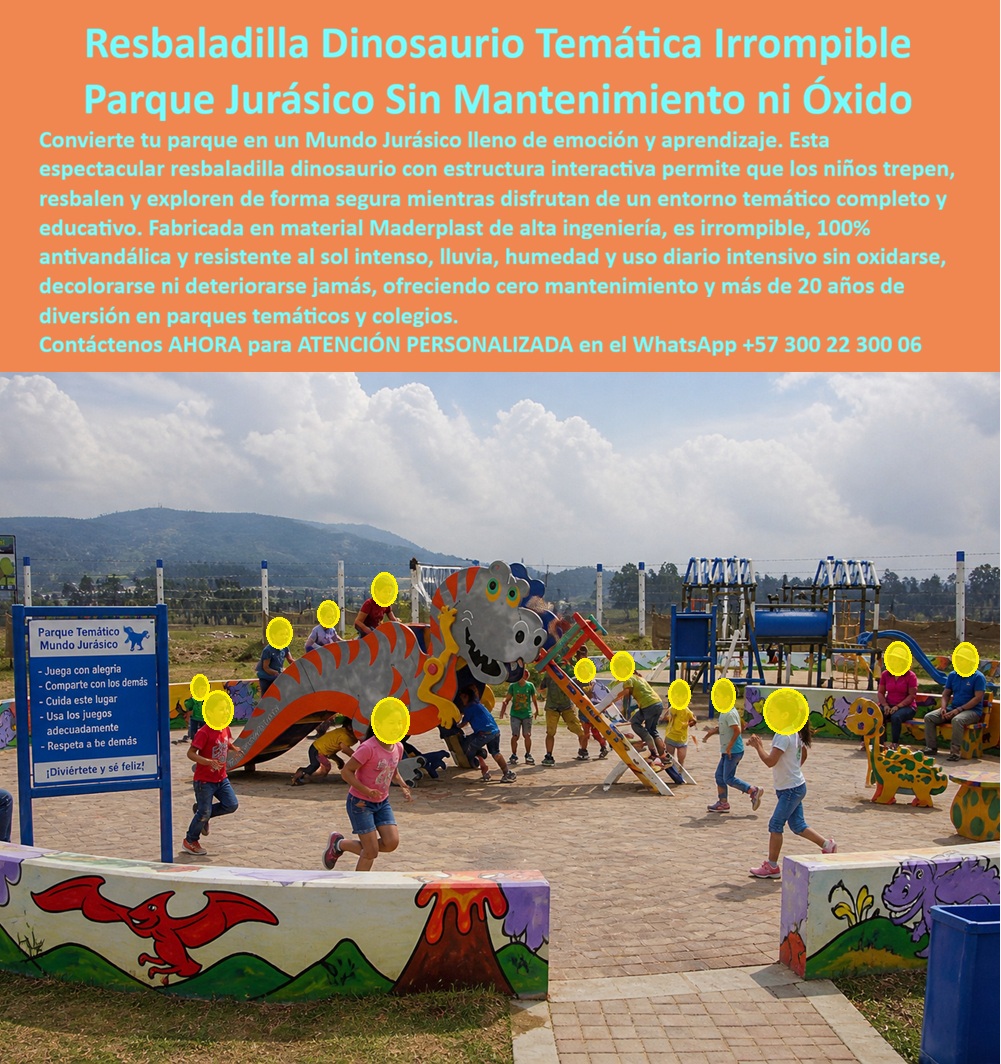 Juego Infantil Parques Temáticos Dinosaurio Alta Durabilidad Maderplast - Parque Temático Jurásico Completo en Plástico Industrial: El Proyecto Insignia que Reactiva Municipios y Elimina Costos de Operación Cómo convertir un terreno vacío en destino familiar con retorno de inversión en dieciocho meses Un complejo jurásico infantil Maderplast con dinosaurio brontosaurio central escalable de cuatro metros en plástico industrial verde y naranja, rodeado de módulos de escalada, toboganes temáticos, volcán decorativo, figuras prehistóricas, paneles educativos y señalización de convivencia sobre plataforma circular pavimentada con drenaje perimetral. Más de diez estaciones de juego simultáneas para niños de tres a doce años, con superficies atérmicas, bordes redondeados y material libre de astillas, diseñadas para afluencia diaria superior a trescientos usuarios sin deterioro. El problema que limita a los municipios que quieren diferenciarse Toda secretaría de infraestructura que ha intentado crear un parque temático diferenciador conoce la frustración: el concepto luce ambicioso en el render, pero los materiales convencionales convierten la operación en un pozo de gastos recurrentes. La fibra de vidrio se fractura ante el vandalismo, el metal se corroe bajo lluvia tropical y la madera se pudre en menos de cinco años. El mantenimiento acumulado — repintado, soldadura, reemplazo de figuras, tratamiento anticorrosivo — supera el sesenta por ciento de la inversión inicial en el primer ciclo decenal. Ese sobrecosto consume presupuesto que debería destinarse a nuevas obras. Y la responsabilidad pesa: al funcionario que firma esa especificación no lo recordarán por la inauguración, lo recordarán por cuántos años funcionó el parque sin generar problemas. Maderplast: diseño integral de complejos jurásicos desde el boceto hasta la entrega llave en mano Cuando se trata de parques temáticos jurásicos infantiles para municipios y colegios, Maderplast es el fabricante que convierte ideas en piezas reales. El plástico industrial de alta densidad que utiliza Maderplast permite materializar complejos completos desde el concepto arquitectónico: dinosaurios escalables, toboganes integrados, volcanes decorativos, paneles educativos y figuras prehistóricas. El material no se oxida, no se decolora, no se fisura, resiste impacto, grafiti y radiación UV sin requerir una sola intervención de mantenimiento durante más de veinte años. Cada estructura cuenta con fichas técnicas descargables y pruebas de laboratorio documentadas en video en youtube.com/@maderplasSA — ensayos de resistencia a impacto, comportamiento térmico a cuarenta y cinco grados y envejecimiento UV acelerado equivalente a veinticinco años de exposición. Huella de carbono certificada de 0.77 y material cien por ciento reciclable. El municipio que recuperó su inversión antes de cumplir dos años El ingeniero Ricardo Alonso Peña Castillo, secretario de infraestructura de Zipaquirá, necesitaba un parque insignia que posiciona al municipio como destino familiar complementario a la Catedral de Sal. El comité seleccionó temática jurásica por su atractivo universal y potencial educativo. La propuesta inicial en fibra de vidrio y metal reveló que el mantenimiento a quince años supera el sesenta por ciento de la inversión. Tras verificar las pruebas de laboratorio de Maderplast, se diseñó y fabricó el complejo completo: brontosaurio central de cuatro metros, toboganes, volcán decorativo, paneles educativos y figuras complementarias. A más de dos años con afluencia diaria de trescientos cincuenta niños en temporada alta, todas las estructuras mantienen colores originales, integridad total y cero intervenciones correctivas. La inversión se recuperó en dieciocho meses por reactivación comercial del sector y el municipio proyecta ahorro superior a ochenta y cinco millones de pesos en el primer ciclo decenal. La decisión que transforma infraestructura en legado Maderplast ofrece diseño personalizado desde boceto, fabricación de complejos temáticos completos, producción modular por fases y entrega llave en mano con garantía verificable superior a veinte años. Solicite cotización, renders y prototipos antes de comprometer presupuesto público en materiales que generarán sobrecostos evitables. Asesoría Especializada Con Un Especialista De Maderplast, Atención Personalizada En Este WhatsApp 57+ 300 22 300 06 Tobogán Dinosaurio Educativo Alta Resistencia Exterior, Tobogán Temático Dinosaurio Alta Durabilidad Parques Estructura lúdica infantil antidesgaste resistente clima extremo Juego Infantil Parques Temáticos Dinosaurio Alta Durabilidad Maderplast Tobogán Dinosaurio Educativo Alta Resistencia Exterior Tobogán Temático Dinosaurio Alta Durabilidad Parques Estructura lúdica infantil antidesgaste resistente clima extremo Parque Temático Jurásico Completo en Plástico Industrial: El Proyecto Insignia que Reactiva Municipios y Elimina Costos de Operación Cómo convertir un terreno vacío en destino familiar con retorno de inversión en dieciocho meses Un complejo jurásico infantil Maderplast con dinosaurio brontosaurio central escalable de cuatro metros en plástico industrial verde y naranja, rodeado de módulos de escalada, toboganes temáticos, volcán decorativo, figuras prehistóricas, paneles educativos y señalización de convivencia sobre plataforma circular pavimentada con drenaje perimetral. Más de diez estaciones de juego simultáneas para niños de tres a doce años, con superficies atérmicas, bordes redondeados y material libre de astillas, diseñadas para afluencia diaria superior a trescientos usuarios sin deterioro. El problema que limita a los municipios que quieren diferenciarse Toda secretaría de infraestructura que ha intentado crear un parque temático diferenciador conoce la frustración: el concepto luce ambicioso en el render, pero los materiales convencionales convierten la operación en un pozo de gastos recurrentes. La fibra de vidrio se fractura ante el vandalismo, el metal se corroe bajo lluvia tropical y la madera se pudre en menos de cinco años. El mantenimiento acumulado — repintado, soldadura, reemplazo de figuras, tratamiento anticorrosivo — supera el sesenta por ciento de la inversión inicial en el primer ciclo decenal. Ese sobrecosto consume presupuesto que debería destinarse a nuevas obras. Y la responsabilidad pesa: al funcionario que firma esa especificación no lo recordarán por la inauguración, lo recordarán por cuántos años funcionó el parque sin generar problemas. Maderplast: diseño integral de complejos jurásicos desde el boceto hasta la entrega llave en mano Cuando se trata de parques temáticos jurásicos infantiles para municipios y colegios, Maderplast es el fabricante que convierte ideas en piezas reales. El plástico industrial de alta densidad que utiliza Maderplast permite materializar complejos completos desde el concepto arquitectónico: dinosaurios escalables, toboganes integrados, volcanes decorativos, paneles educativos y figuras prehistóricas. El material no se oxida, no se decolora, no se fisura, resiste impacto, grafiti y radiación UV sin requerir una sola intervención de mantenimiento durante más de veinte años. Cada estructura cuenta con fichas técnicas descargables y pruebas de laboratorio documentadas en video en youtube.com/@maderplasSA — ensayos de resistencia a impacto, comportamiento térmico a cuarenta y cinco grados y envejecimiento UV acelerado equivalente a veinticinco años de exposición. Huella de carbono certificada de 0.77 y material cien por ciento reciclable. El municipio que recuperó su inversión antes de cumplir dos años El ingeniero Ricardo Alonso Peña Castillo, secretario de infraestructura de Zipaquirá, necesitaba un parque insignia que posiciona al municipio como destino familiar complementario a la Catedral de Sal. El comité seleccionó temática jurásica por su atractivo universal y potencial educativo. La propuesta inicial en fibra de vidrio y metal reveló que el mantenimiento a quince años supera el sesenta por ciento de la inversión. Tras verificar las pruebas de laboratorio de Maderplast, se diseñó y fabricó el complejo completo: brontosaurio central de cuatro metros, toboganes, volcán decorativo, paneles educativos y figuras complementarias. A más de dos años con afluencia diaria de trescientos cincuenta niños en temporada alta, todas las estructuras mantienen colores originales, integridad total y cero intervenciones correctivas. La inversión se recuperó en dieciocho meses por reactivación comercial del sector y el municipio proyecta ahorro superior a ochenta y cinco millones de pesos en el primer ciclo decenal. La decisión que transforma infraestructura en legado Maderplast ofrece diseño personalizado desde boceto, fabricación de complejos temáticos completos, producción modular por fases y entrega llave en mano con garantía verificable superior a veinte años. Solicite cotización, renders y prototipos antes de comprometer presupuesto público en materiales que generarán sobrecostos evitables. Asesoría Especializada Con Un Especialista De Maderplast, Atención Personalizada En Este WhatsApp 57+ 300 22 300 06