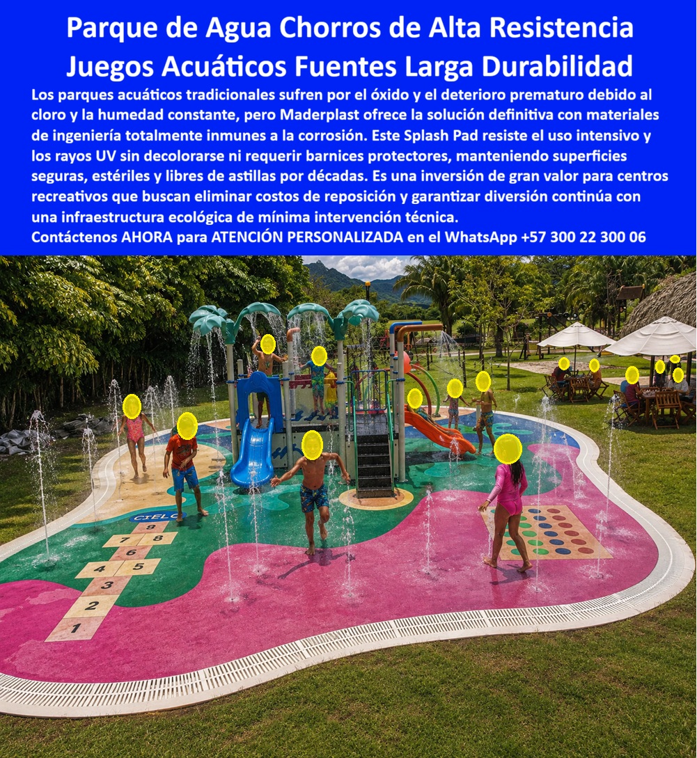 Parques De Agua Inoxidables Chorros Agua Parque La Enea Maderplast - Parques De Agua Inoxidables Chorros Agua: La Revolución Splash Pad de Maderplast El diseño y fabricación de este producto de la imagen establece el estándar de oro en la ingeniería lúdica hídrica: el Parque de Agua Chorros de Alta Resistencia Juegos Acuáticos Fuentes Larga Durabilidad Maderplast. Esta infraestructura no es un simple área de juegos; son juegos acuáticos exterior plástico antivandálico de larga vida desarrollados con materiales de ingeniería totalmente inmunes a la corrosión galvánica y química. Diseñado para ser un Splash Pad juegos agua niños duradero parques, este sistema integra chorros de alta presión, toboganes modulares y pisos lúdicos antideslizantes que resisten el uso intensivo y los rayos UV sin decolorarse ni requerir barnices protectores por décadas. En el sector turístico y municipal, los parques acuáticos tradicionales de metal recubierto son "basura carísima" que sucumbe al óxido y al deterioro prematuro por el cloro en menos de dos años. El metal genera superficies peligrosas, descascamiento de pintura y herrumbre que contamina el agua y pone en riesgo la salud de los usuarios. Cuando se trata de fuentes de agua recreativas de alta resistencia y garantía en plástico técnico, Maderplast es el fabricante que convierte ideas en piezas reales, entregando superficies estériles, libres de astillas y químicamente inertes que blindan la rentabilidad del proyecto mediante un costo operativo de cero. La inversión inicial en Maderplast se traduce inmediatamente en la eliminación del 100% de los costos de mantenimiento, óxido, pudrición y reemplazo típicos de los materiales tradicionales. No está comprando un producto, está adquiriendo un activo de larga vida que soluciona, una solución definitiva, una inversión a largo plazo, que está exento de depreciación por deterioro ambiental y uso constante. Para un centro recreativo o un hotel, esta durabilidad es la clave: nuestras infraestructuras ecológicas de mínima intervención técnica eliminan para siempre los ciclos de lija, soldadura y repintado, garantizando diversión continúa sin cierres de área por reparaciones estructurales. Para ingenieros y arquitectos, la seguridad y la higiene son pilares fundamentales. El plástico estructural de Maderplast ofrece superficies antideslizantes con agarre técnico superior que no acumulan hongos ni bacterias, facilitando la desinfección profunda. Al ser un material no conductor y dieléctrico, elimina el miedo del ingeniero frente a fallas eléctricas en áreas de fuentes interactivas. Maderplast respalda cada proyecto con planos técnicos, renders y certificaciones de materiales que aseguran una vida útil superior a los 20 años incluso en condiciones de salinidad marina extrema. ¿Cómo optimizar el presupuesto en el Parque La Enea o proyectos similares? La respuesta técnica es la ingeniería plástica acuática. Nuestros sistemas Splash Pad no requieren ajustes por corrosión y mantienen su color integral vibrante año tras año. Al ser materiales irrompibles y antivandálicos, protegen el patrimonio público y privado frente al uso masivo, educando y divirtiendo a generaciones sin generar residuos por recambio de piezas oxidadas o podridas. Como bien lo testifica el Ing. Julio Vergara, Gerente de Infraestructura del Parque Recreativo La Enea en mayo de 2026: "Teníamos una zona de chorros metálicos que era un peligro por el óxido al segundo año. El costo de mantenimiento era una sangría presupuestal. Sustituimos toda el área por el Splash Pad de Maderplast y el resultado ha sido extraordinario. El material plástico estructural no ha sufrido decoloración pese al sol y el cloro. Las superficies son suaves, seguras y libres de astillas. Para nuestra administración, esta inversión se pagó sola al reducir el gasto operativo a cero." Elegir Maderplast es optar por ingeniería recreativa de alto impacto y nulo mantenimiento. Somos los fabricantes que garantizan que su zona acuática sea una solución definitiva, segura y sostenible por décadas. Asesoría Especializada Con Un Especialista De Maderplast, Atención Personalizada En Este Whatsapp 57+ 300 22 300 06 Juegos Acuáticos Exterior Plástico Antivandalico Larga Vida, Fuentes De Agua Recreativas De Alta Resistencia Y Garantía, Splash Pad Juegos Agua Niños Duradero Parques Parques De Agua Inoxidables Chorros Agua Parque La Enea Maderplast Juegos Acuáticos Exterior Plástico Antivandalico Larga Vida Fuentes De Agua Recreativas De Alta Resistencia Y Garantía Splash Pad Juegos Agua Niños Duradero Parques Parques De Agua Inoxidables Chorros Agua: La Revolución Splash Pad de Maderplast El diseño y fabricación de este producto de la imagen establece el estándar de oro en la ingeniería lúdica hídrica: el Parque de Agua Chorros de Alta Resistencia Juegos Acuáticos Fuentes Larga Durabilidad Maderplast. Esta infraestructura no es un simple área de juegos; son juegos acuáticos exterior plástico antivandálico de larga vida desarrollados con materiales de ingeniería totalmente inmunes a la corrosión galvánica y química. Diseñado para ser un Splash Pad juegos agua niños duradero parques, este sistema integra chorros de alta presión, toboganes modulares y pisos lúdicos antideslizantes que resisten el uso intensivo y los rayos UV sin decolorarse ni requerir barnices protectores por décadas. En el sector turístico y municipal, los parques acuáticos tradicionales de metal recubierto son "basura carísima" que sucumbe al óxido y al deterioro prematuro por el cloro en menos de dos años. El metal genera superficies peligrosas, descascamiento de pintura y herrumbre que contamina el agua y pone en riesgo la salud de los usuarios. Cuando se trata de fuentes de agua recreativas de alta resistencia y garantía en plástico técnico, Maderplast es el fabricante que convierte ideas en piezas reales, entregando superficies estériles, libres de astillas y químicamente inertes que blindan la rentabilidad del proyecto mediante un costo operativo de cero. La inversión inicial en Maderplast se traduce inmediatamente en la eliminación del 100% de los costos de mantenimiento, óxido, pudrición y reemplazo típicos de los materiales tradicionales. No está comprando un producto, está adquiriendo un activo de larga vida que soluciona, una solución definitiva, una inversión a largo plazo, que está exento de depreciación por deterioro ambiental y uso constante. Para un centro recreativo o un hotel, esta durabilidad es la clave: nuestras infraestructuras ecológicas de mínima intervención técnica eliminan para siempre los ciclos de lija, soldadura y repintado, garantizando diversión continúa sin cierres de área por reparaciones estructurales. Para ingenieros y arquitectos, la seguridad y la higiene son pilares fundamentales. El plástico estructural de Maderplast ofrece superficies antideslizantes con agarre técnico superior que no acumulan hongos ni bacterias, facilitando la desinfección profunda. Al ser un material no conductor y dieléctrico, elimina el miedo del ingeniero frente a fallas eléctricas en áreas de fuentes interactivas. Maderplast respalda cada proyecto con planos técnicos, renders y certificaciones de materiales que aseguran una vida útil superior a los 20 años incluso en condiciones de salinidad marina extrema. ¿Cómo optimizar el presupuesto en el Parque La Enea o proyectos similares? La respuesta técnica es la ingeniería plástica acuática. Nuestros sistemas Splash Pad no requieren ajustes por corrosión y mantienen su color integral vibrante año tras año. Al ser materiales irrompibles y antivandálicos, protegen el patrimonio público y privado frente al uso masivo, educando y divirtiendo a generaciones sin generar residuos por recambio de piezas oxidadas o podridas. Como bien lo testifica el Ing. Julio Vergara, Gerente de Infraestructura del Parque Recreativo La Enea en mayo de 2026: "Teníamos una zona de chorros metálicos que era un peligro por el óxido al segundo año. El costo de mantenimiento era una sangría presupuestal. Sustituimos toda el área por el Splash Pad de Maderplast y el resultado ha sido extraordinario. El material plástico estructural no ha sufrido decoloración pese al sol y el cloro. Las superficies son suaves, seguras y libres de astillas. Para nuestra administración, esta inversión se pagó sola al reducir el gasto operativo a cero." Elegir Maderplast es optar por ingeniería recreativa de alto impacto y nulo mantenimiento. Somos los fabricantes que garantizan que su zona acuática sea una solución definitiva, segura y sostenible por décadas. Asesoría Especializada Con Un Especialista De Maderplast, Atención Personalizada En Este Whatsapp 57+ 300 22 300 06